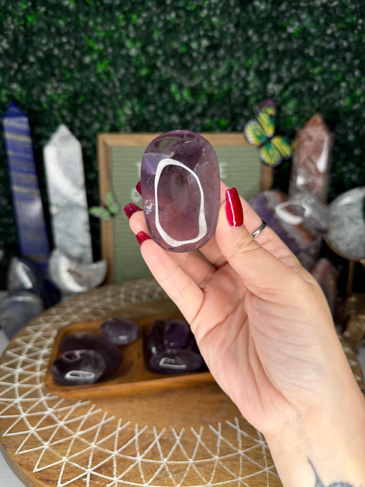 Amethyst Palm Stones