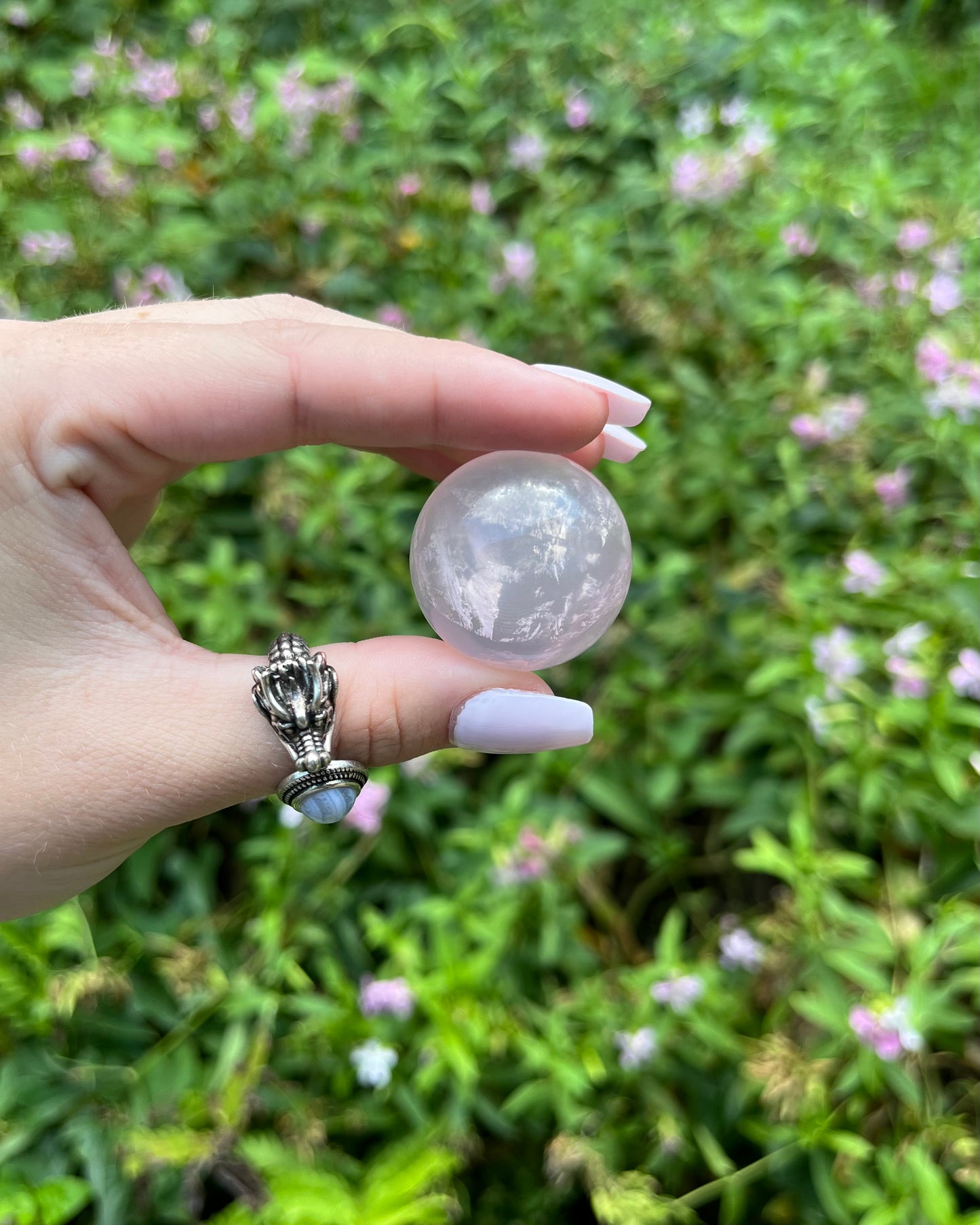 Rose Quartz Spheres