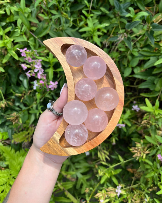 Rose Quartz Spheres