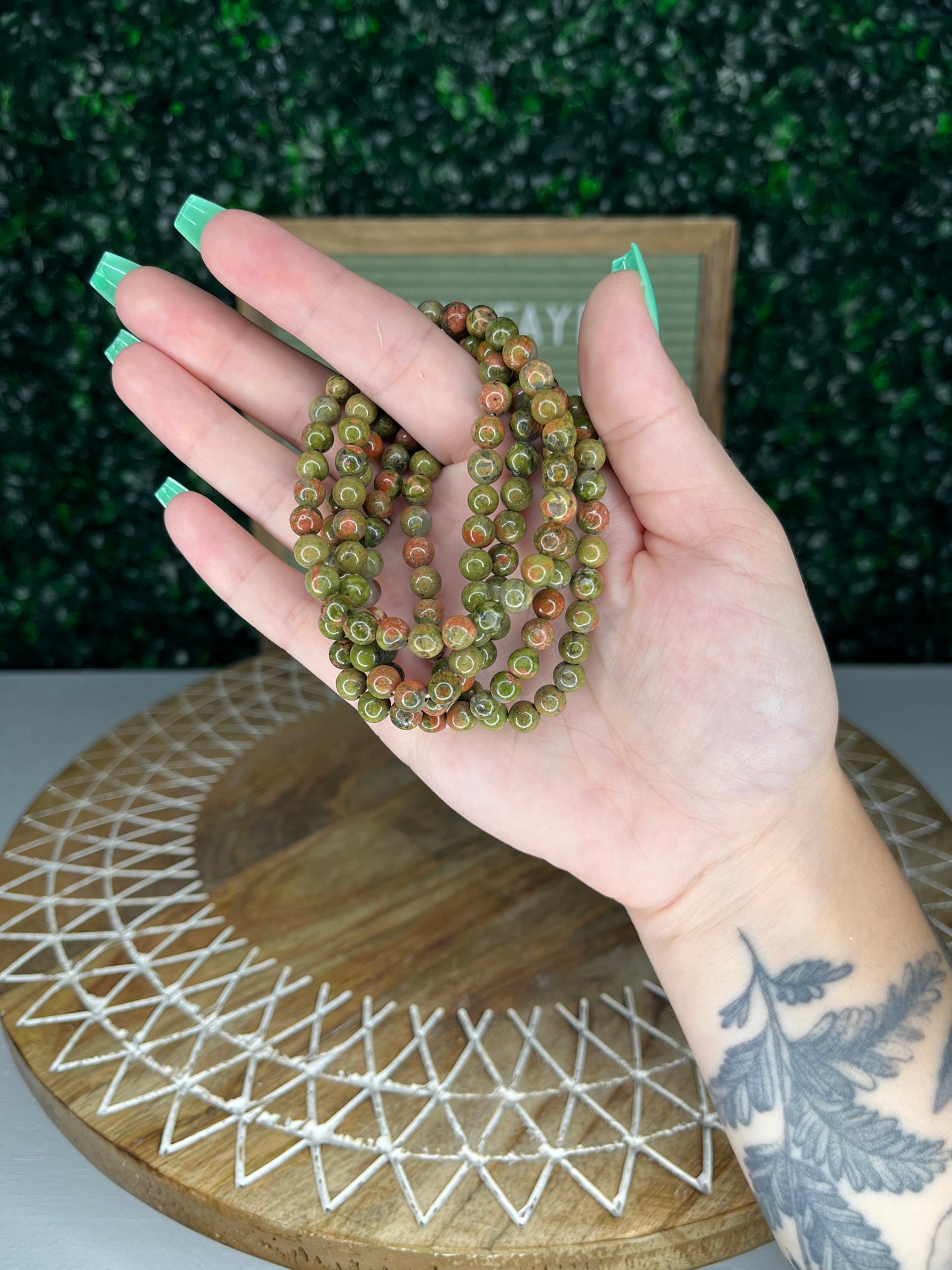 Unakite Bracelets