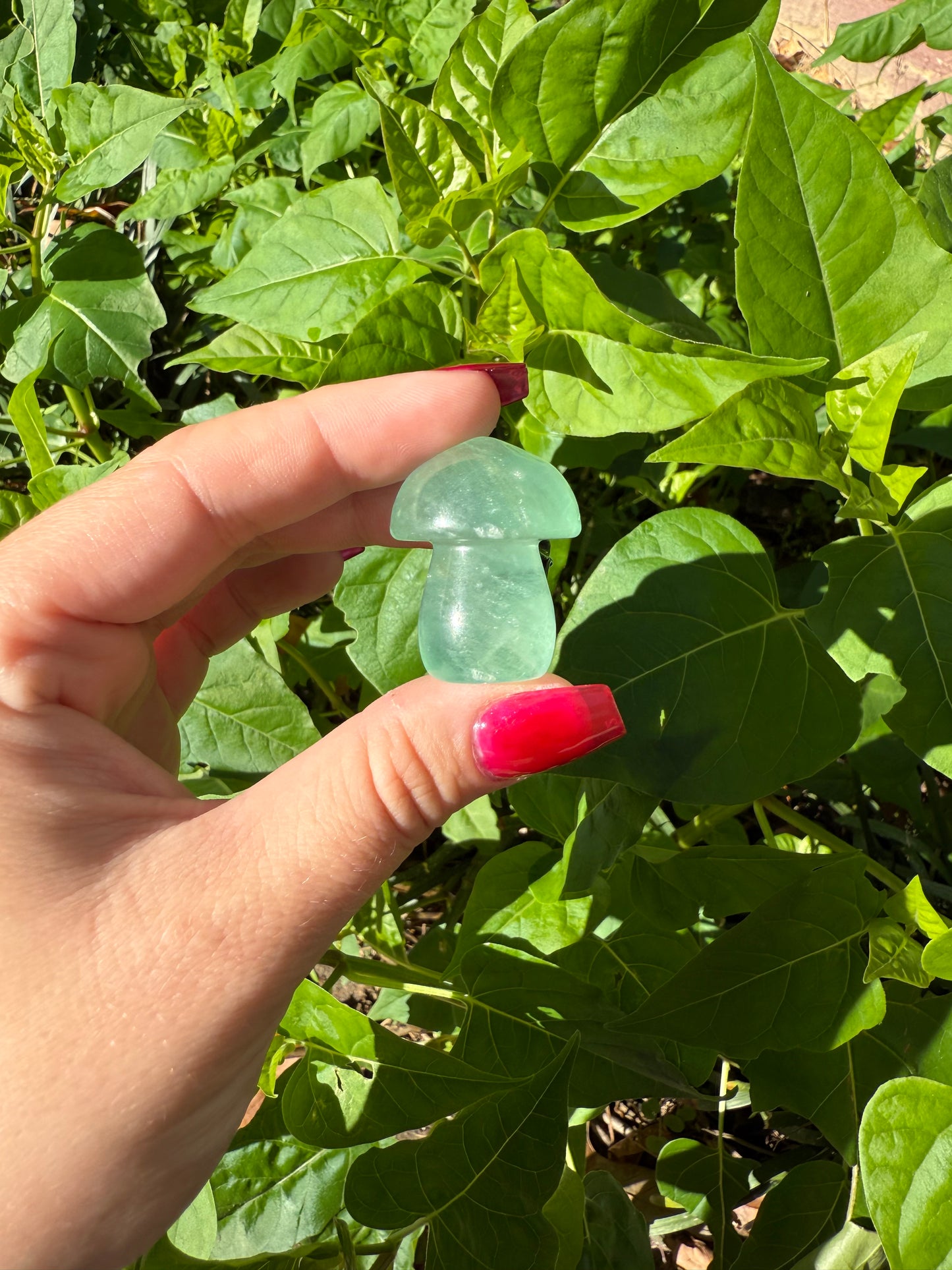 Crystal Mushroom Car Vent Clips