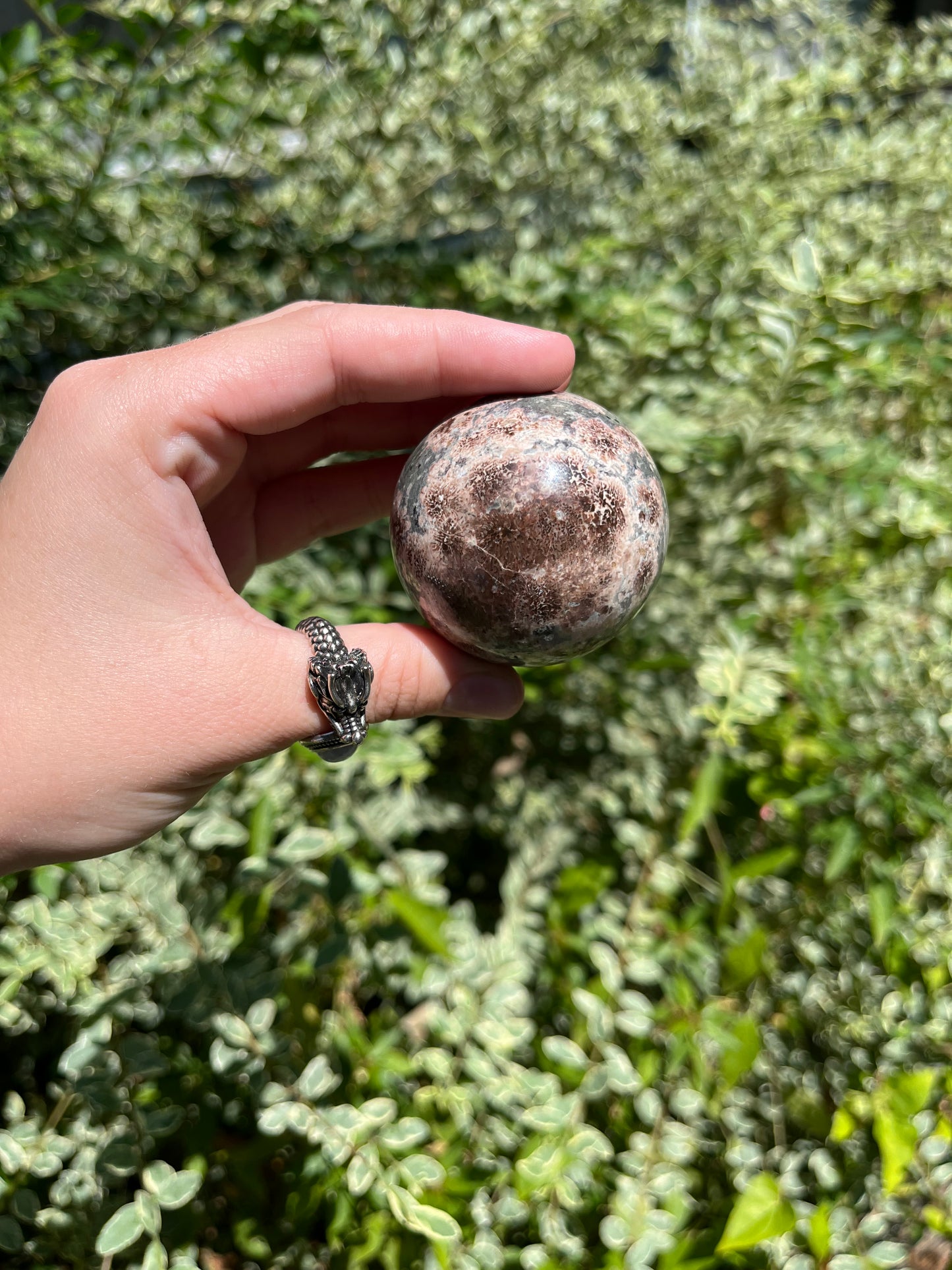 Sakura Jasper Sphere