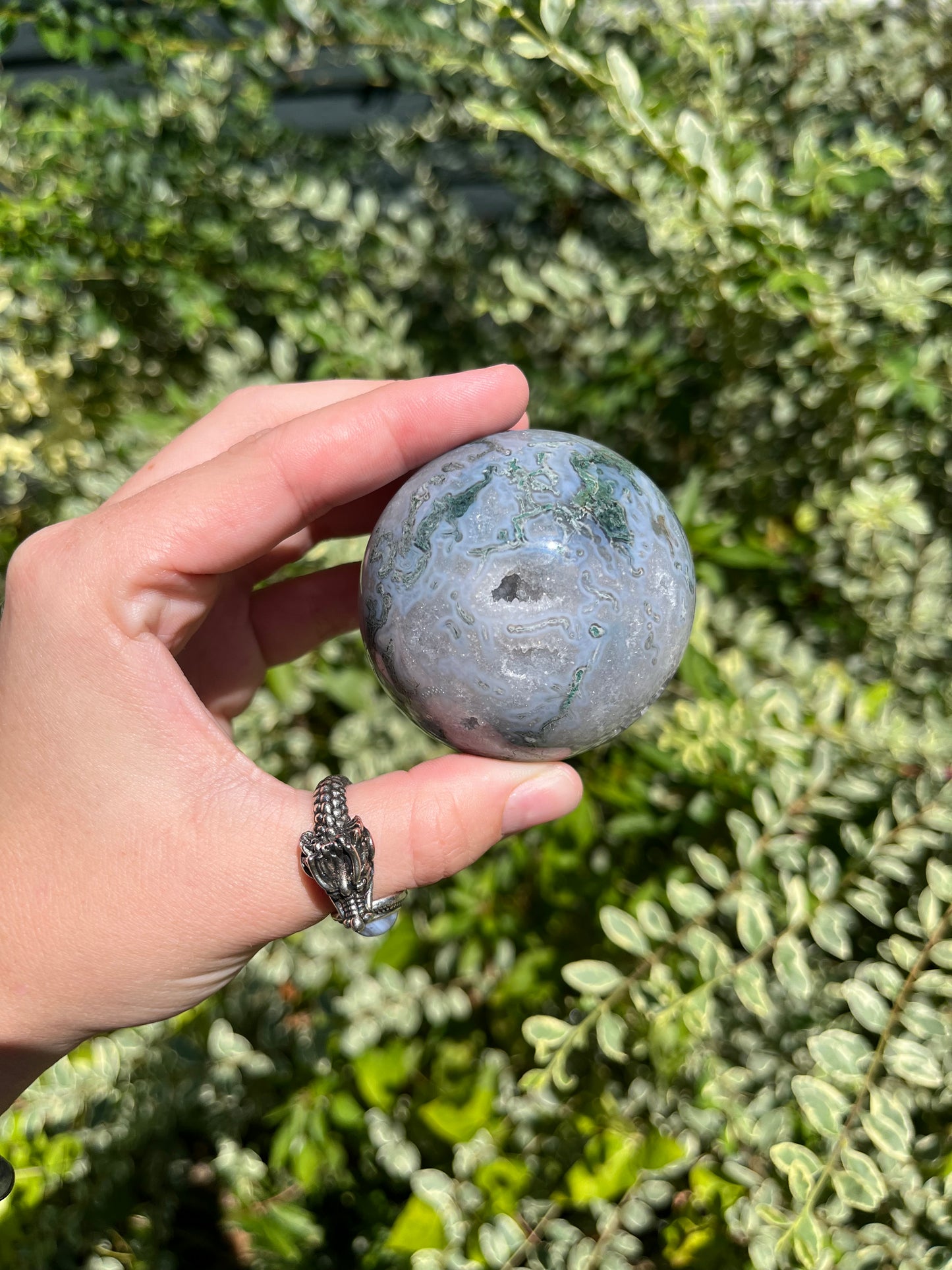 Moss Agate Spheres