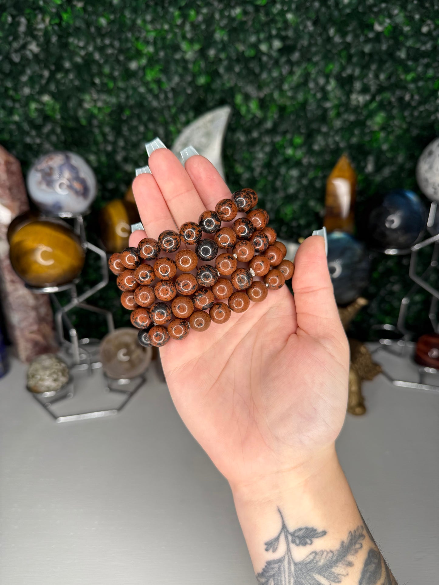 Mahogany Obsidian Bracelets