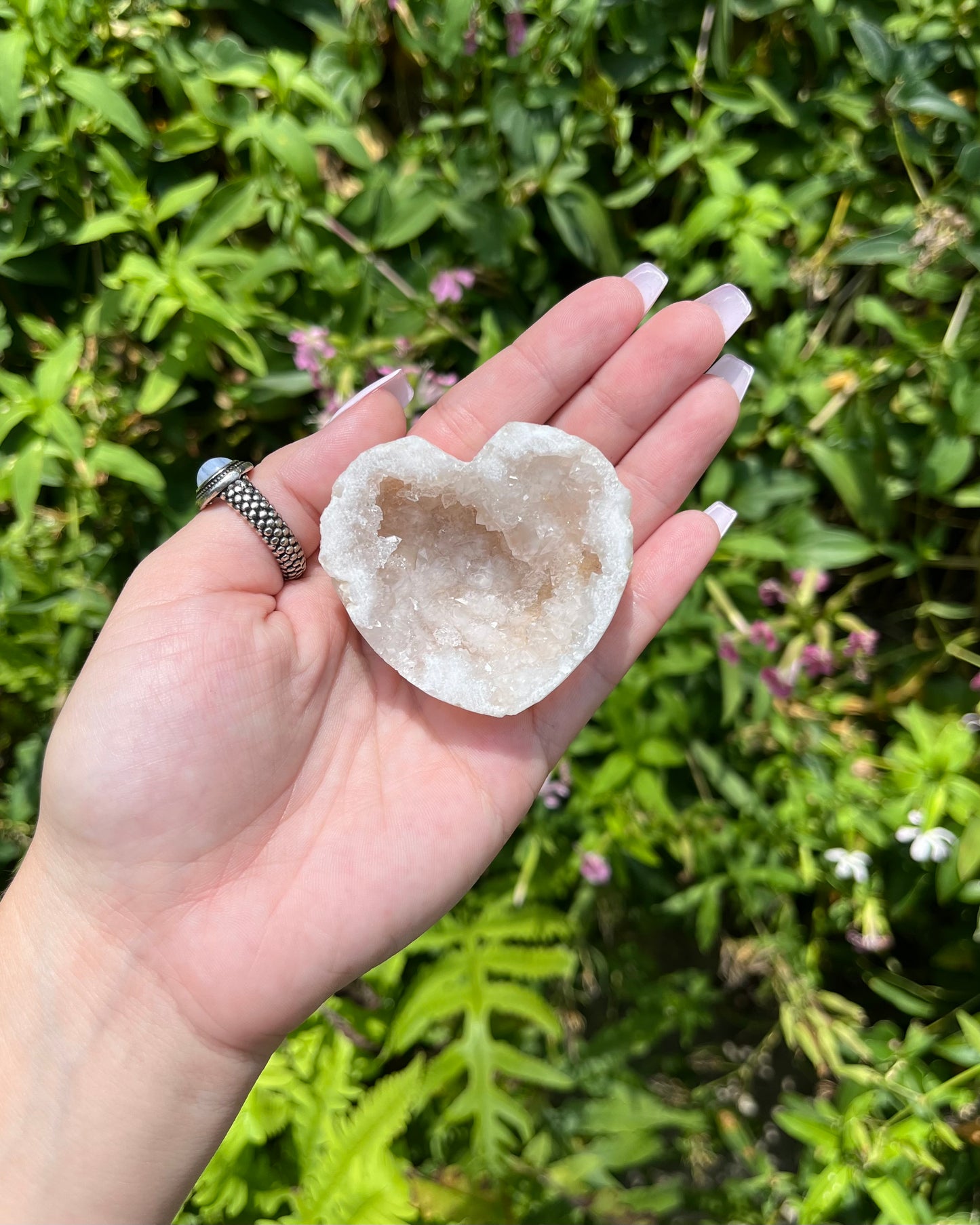 Druzy Agate Geode Hearts