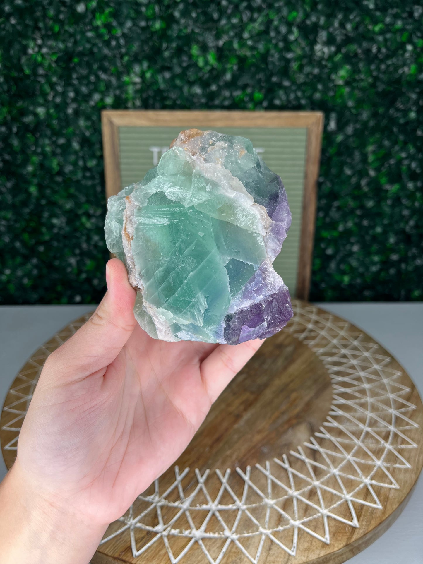 Raw Fluorite