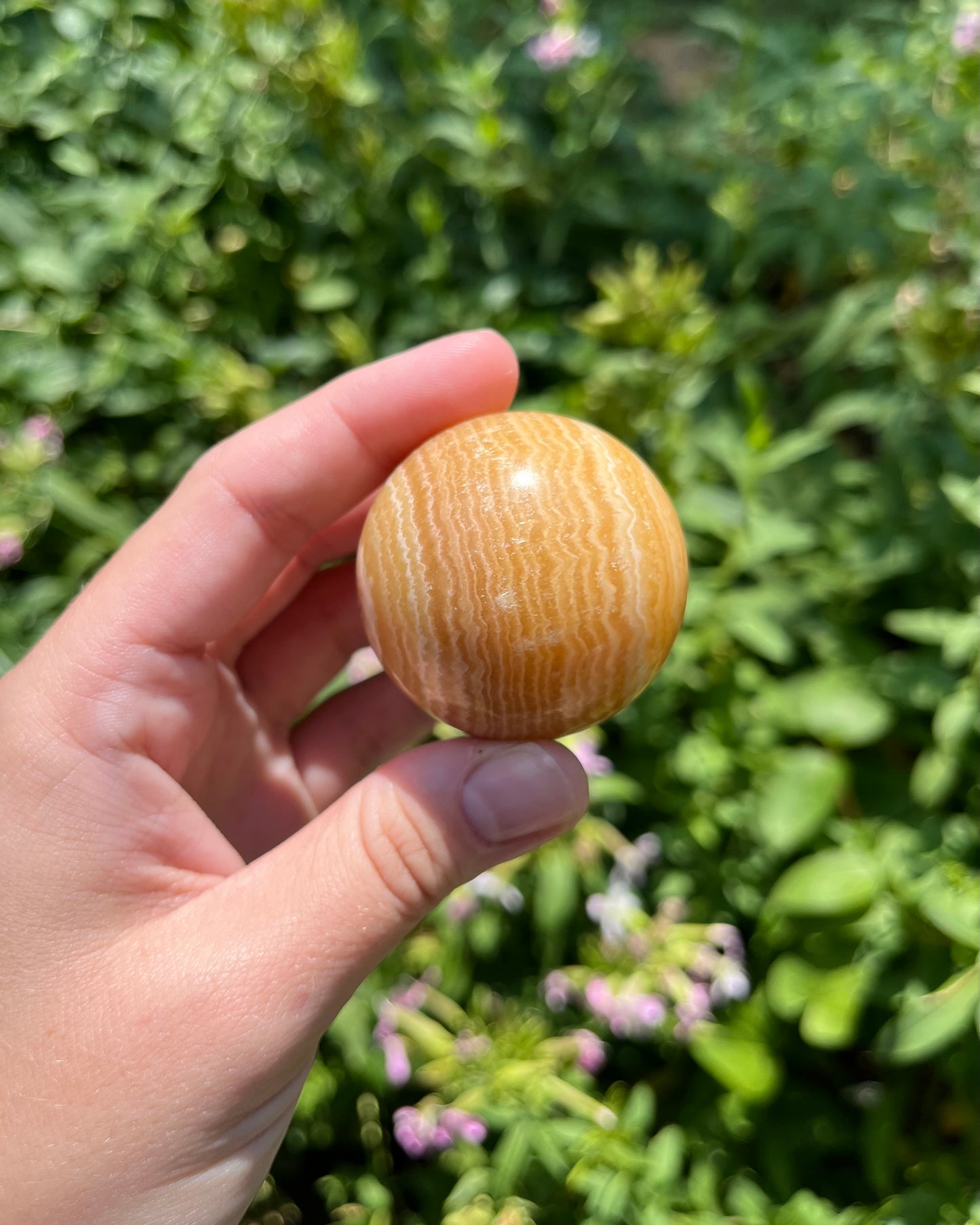 Orange Calcite Spheres