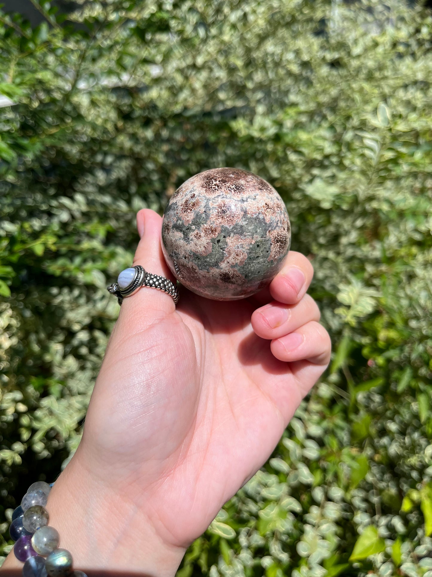 Sakura Jasper Sphere