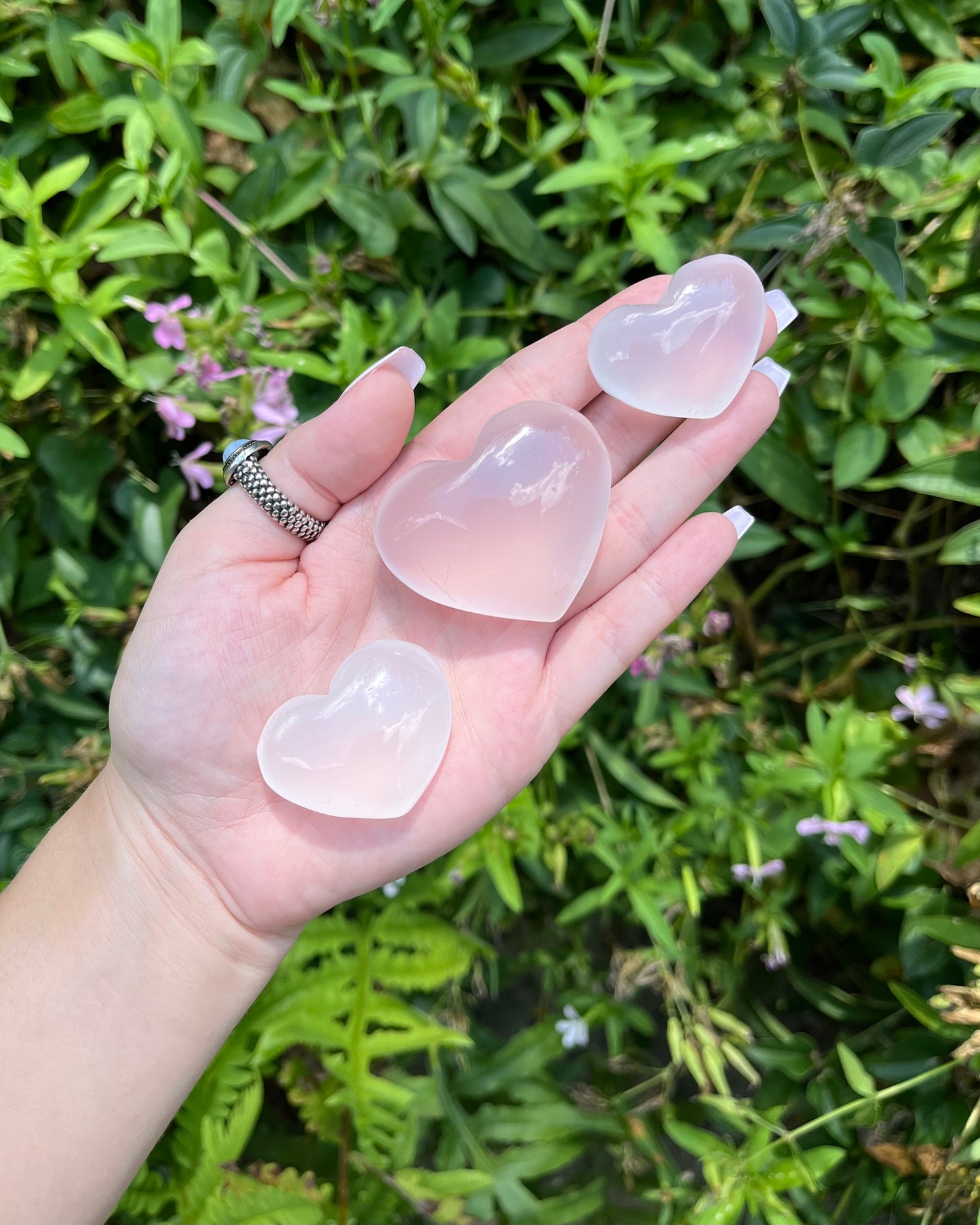 Rose Quartz Hearts