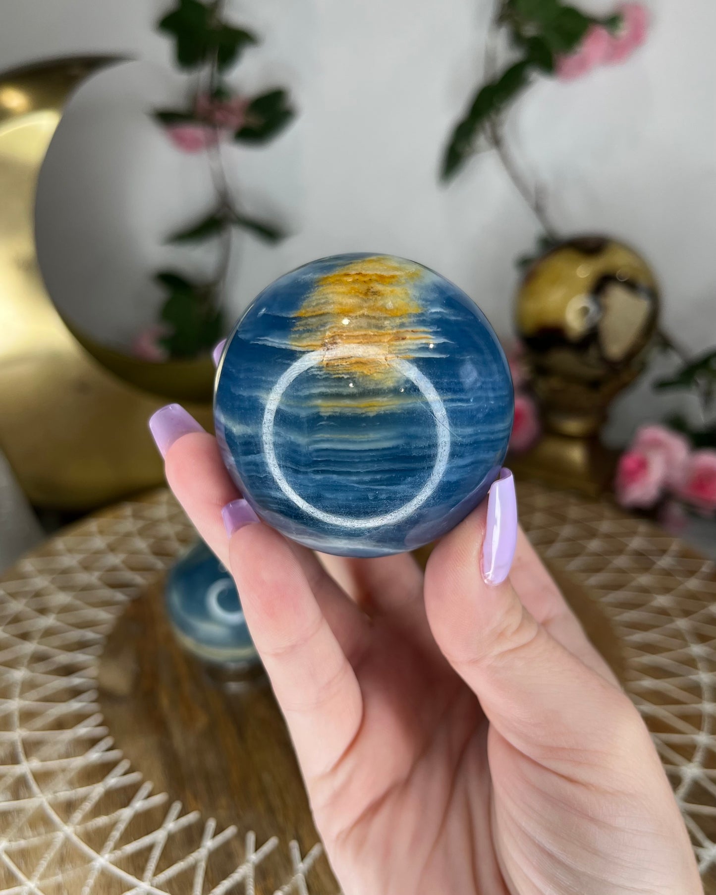 Blue Onyx Spheres