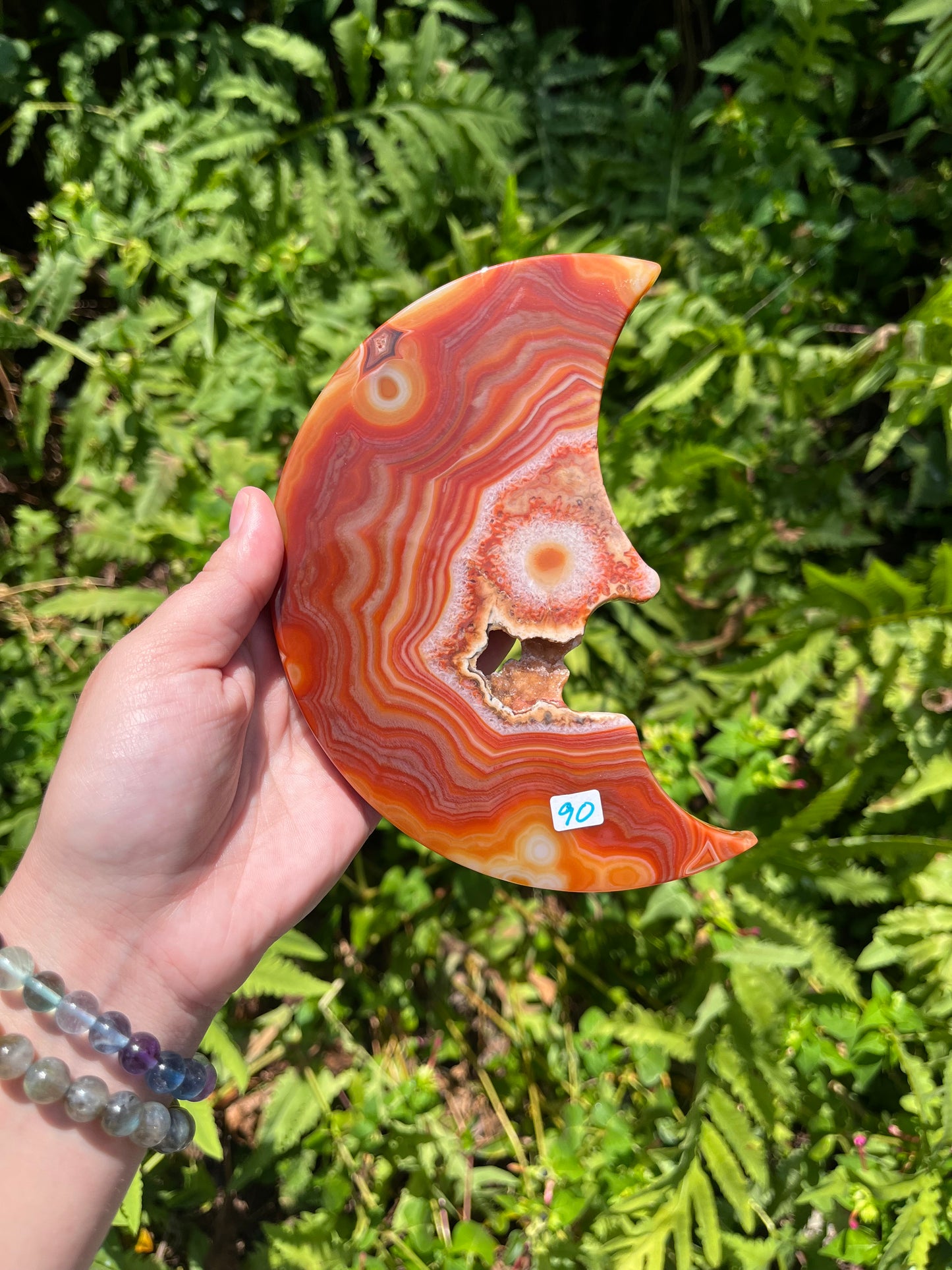 Carnelian Moon Face