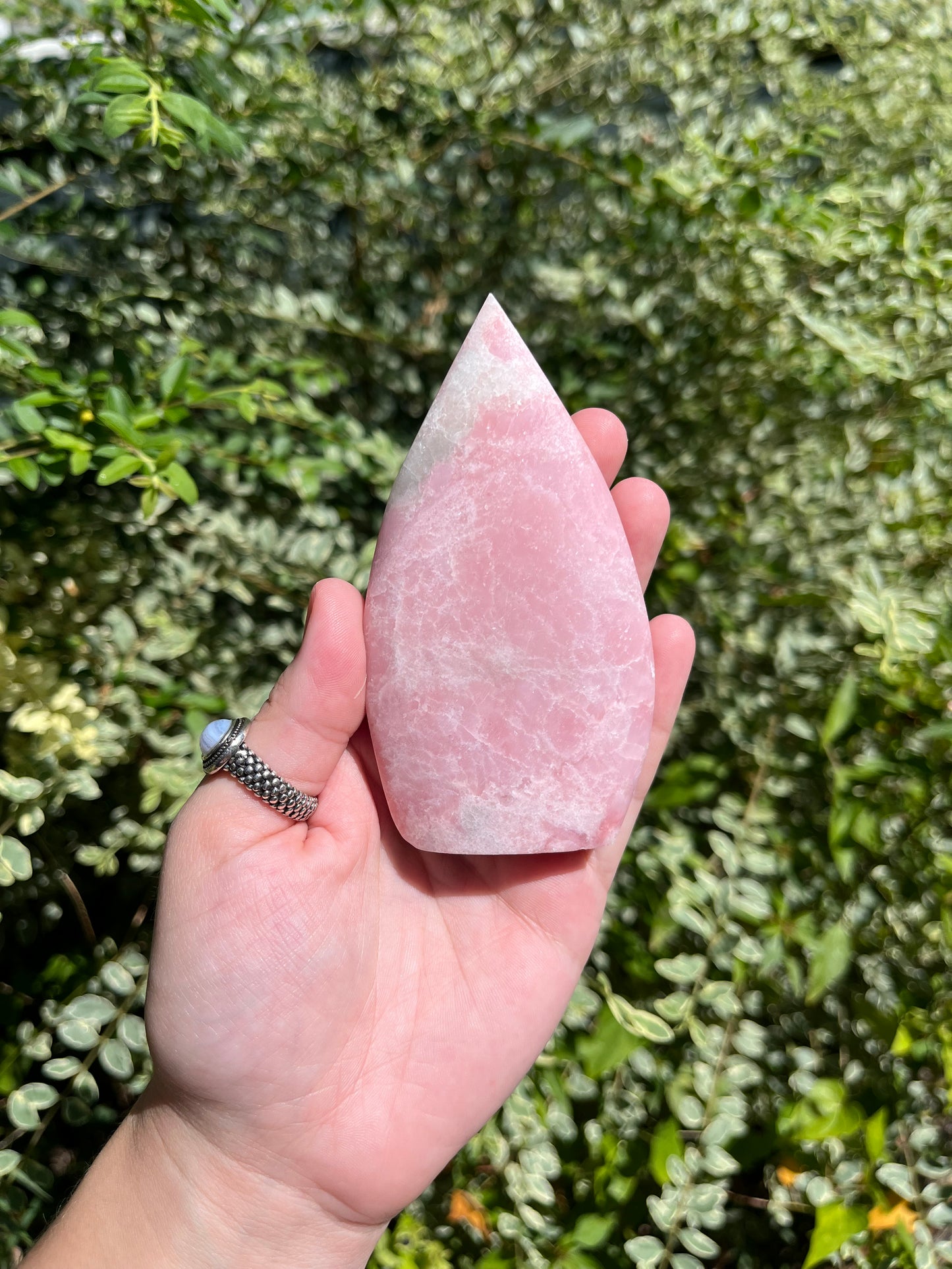 Pink Opal Teardrop