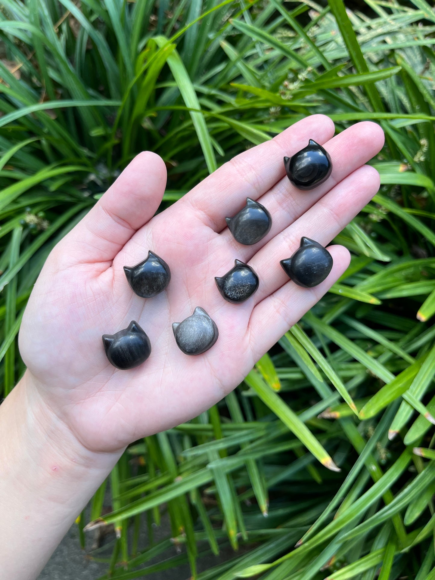 Mini Obsidian Cats