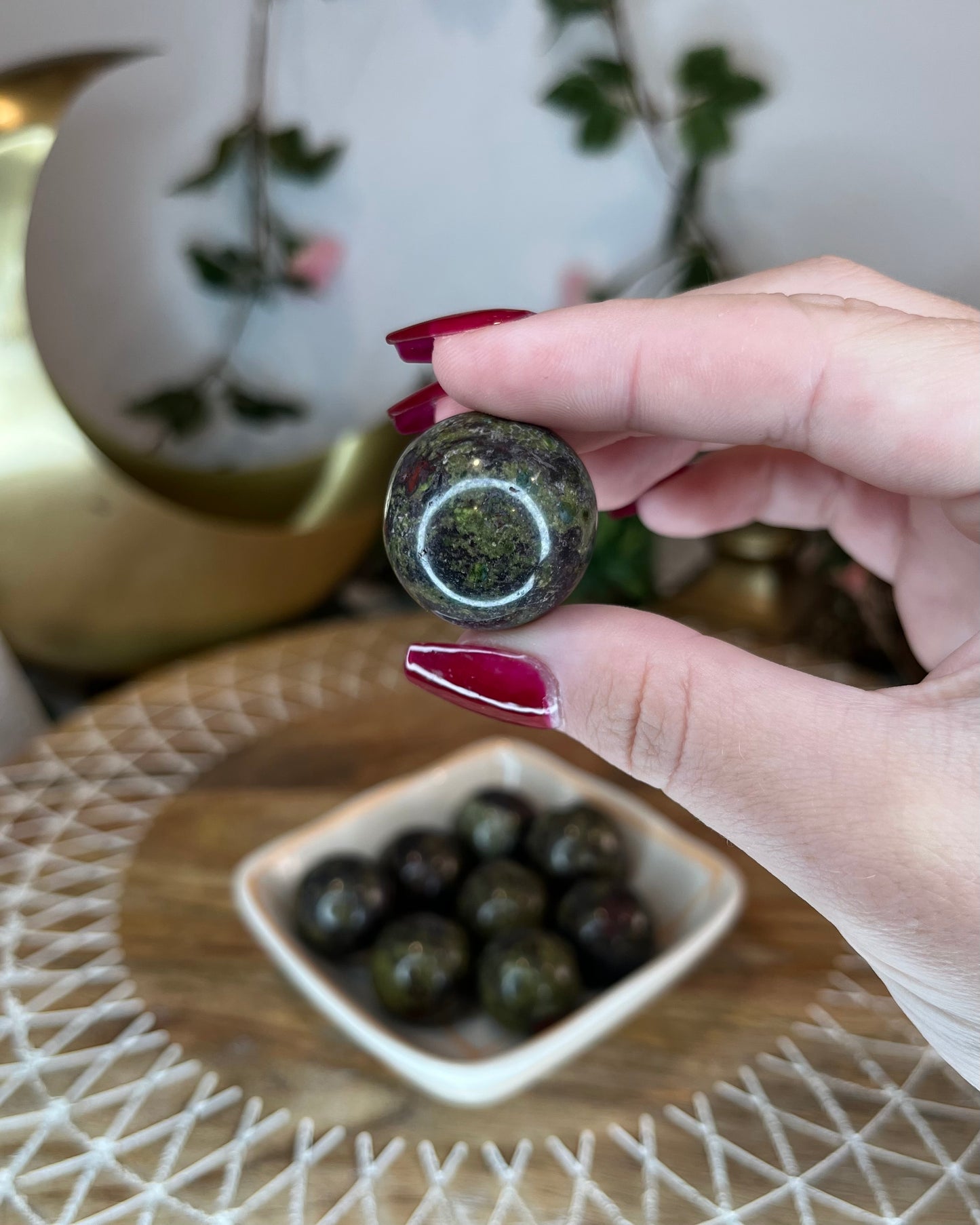 Mini Dragon’s Blood Jasper Spheres