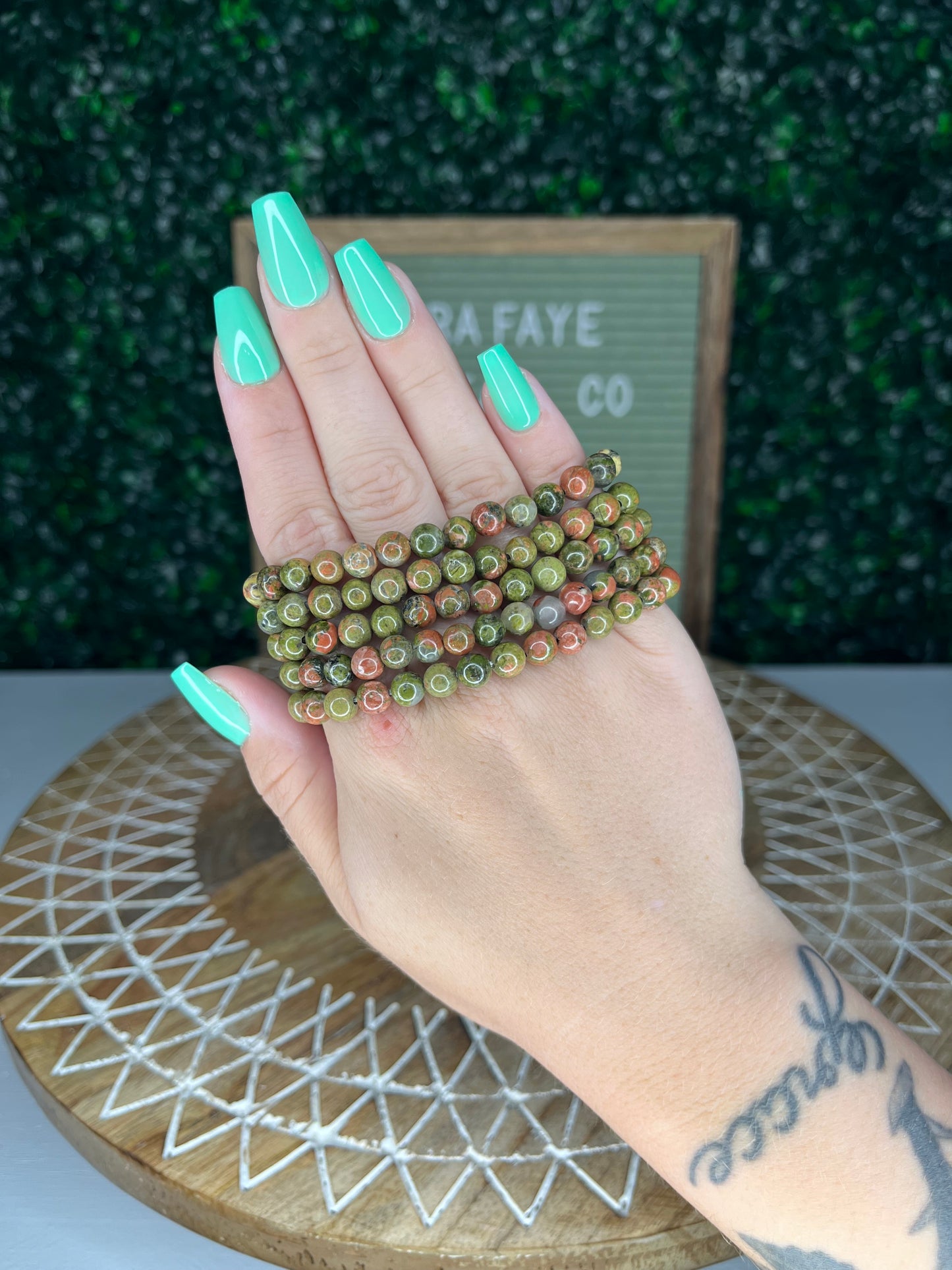 Unakite Bracelets