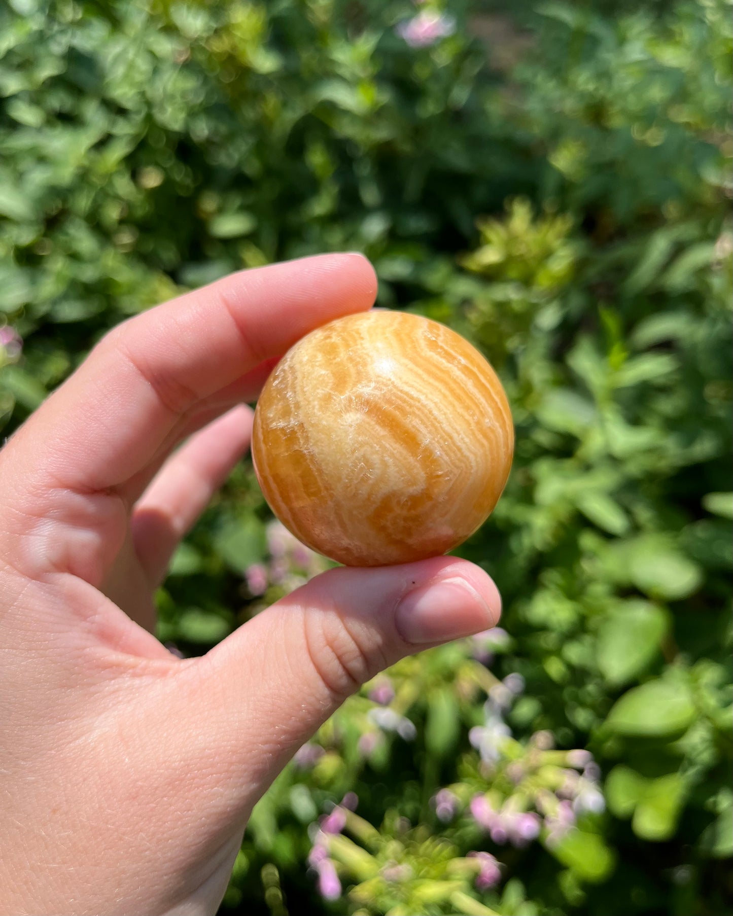 Orange Calcite Spheres