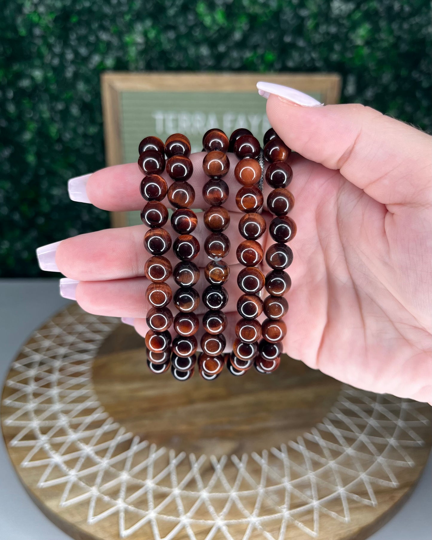 Red Tiger’s Eye Bracelets