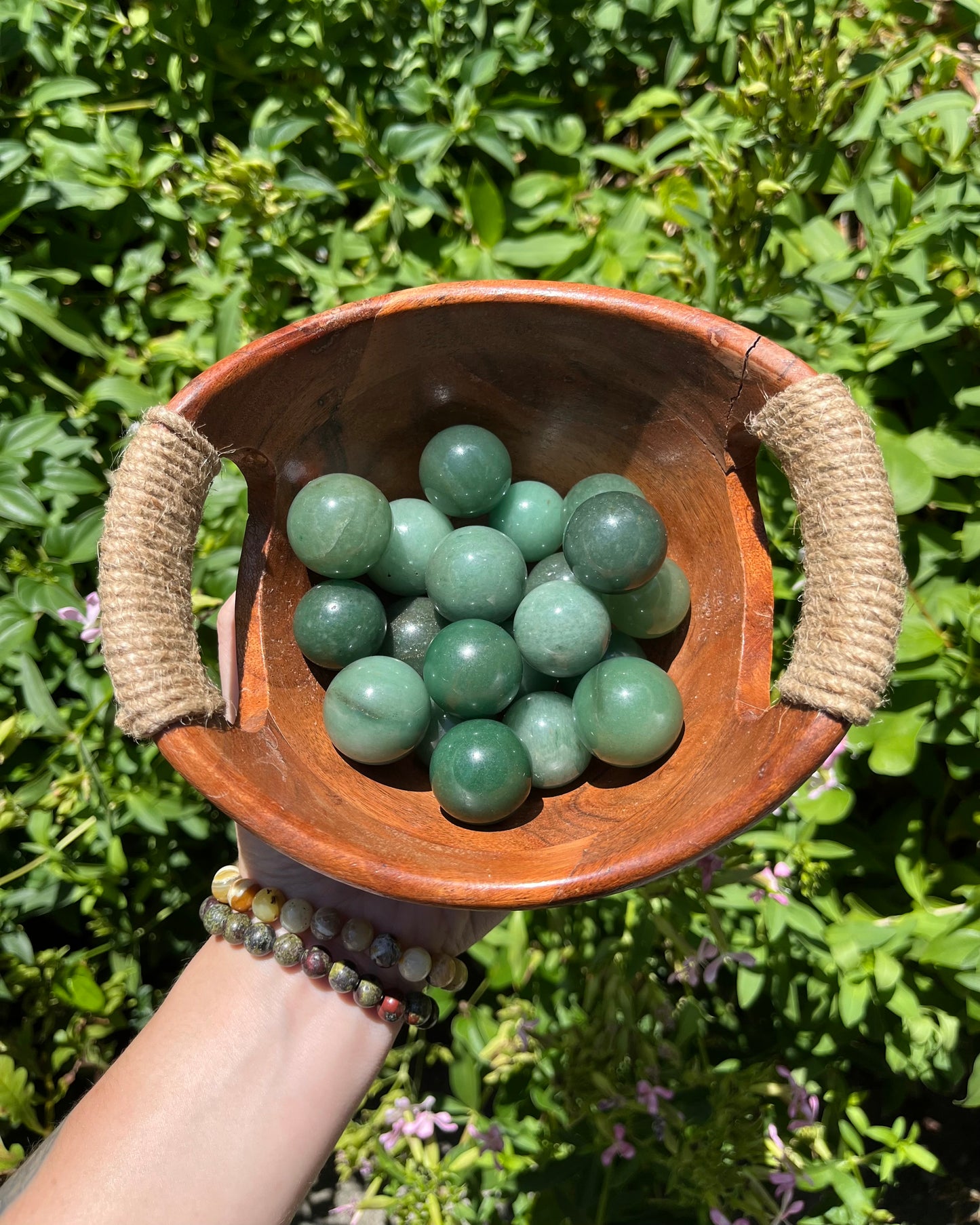 Mini Green Aventurine Spheres