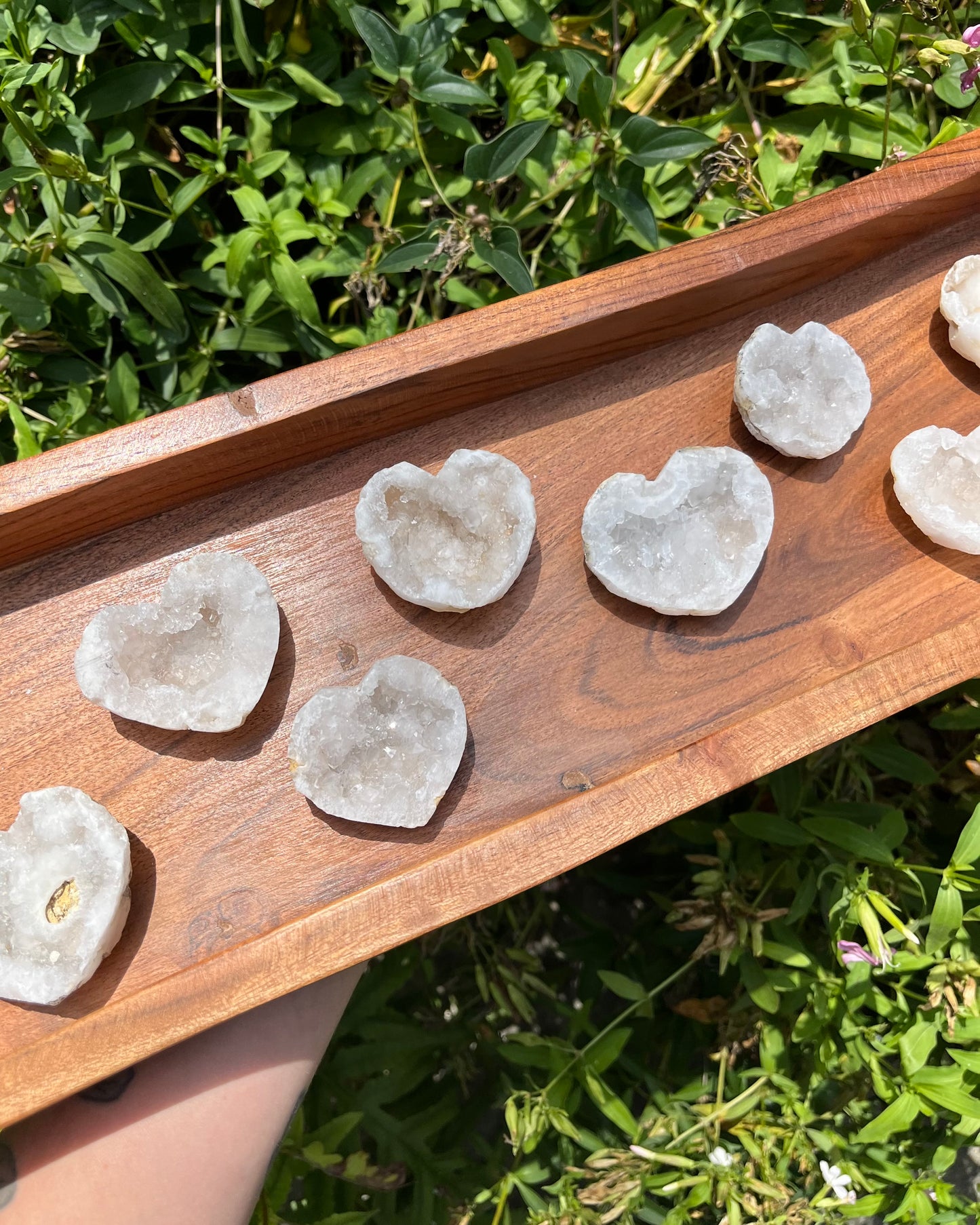 Druzy Agate Geode Hearts