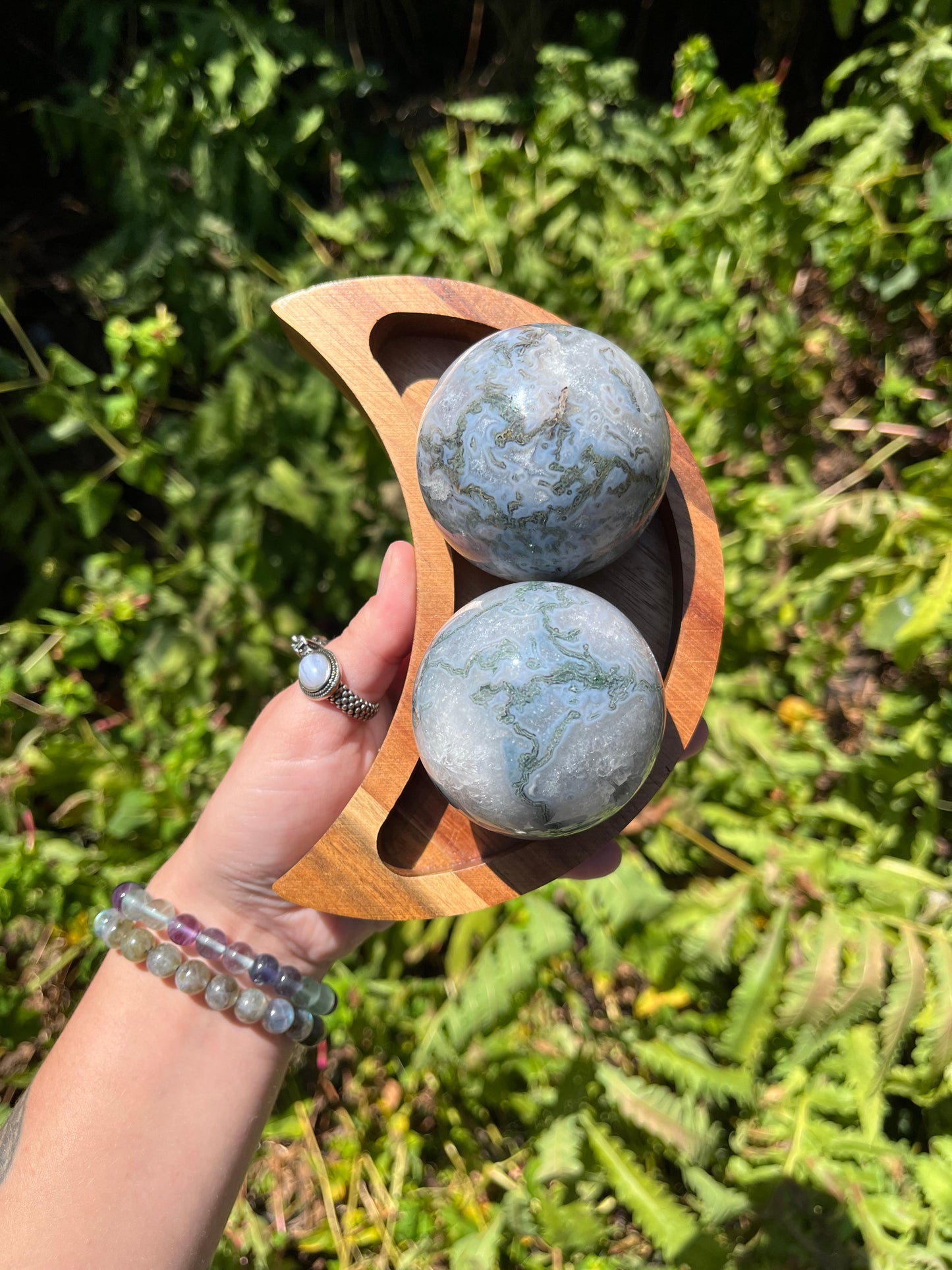 Moss Agate Spheres