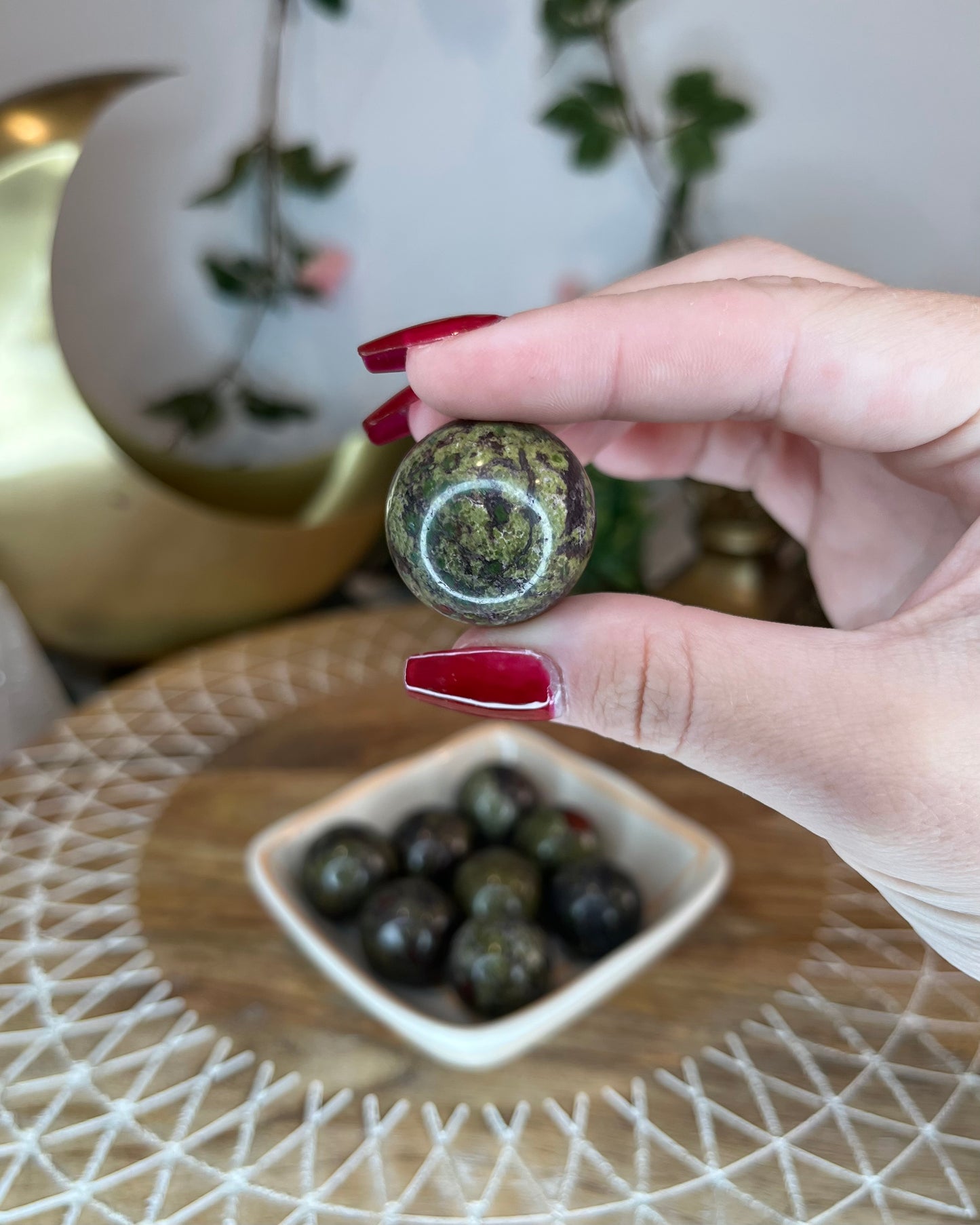 Mini Dragon’s Blood Jasper Spheres