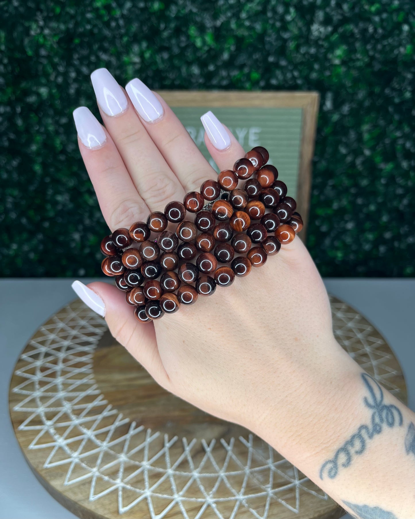 Red Tiger’s Eye Bracelets