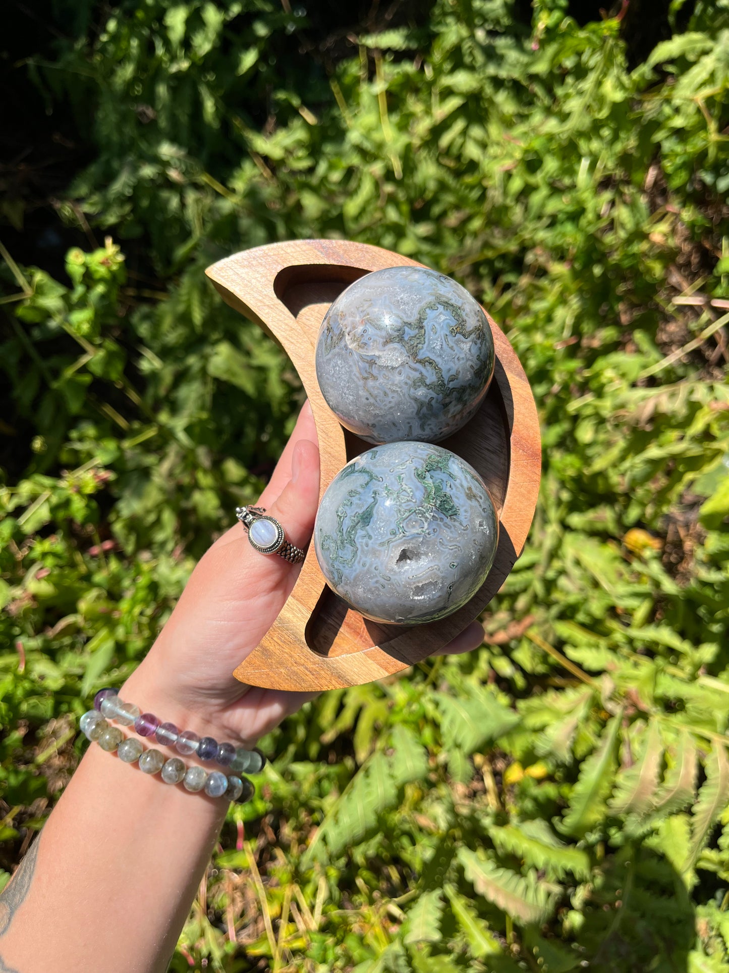 Moss Agate Spheres