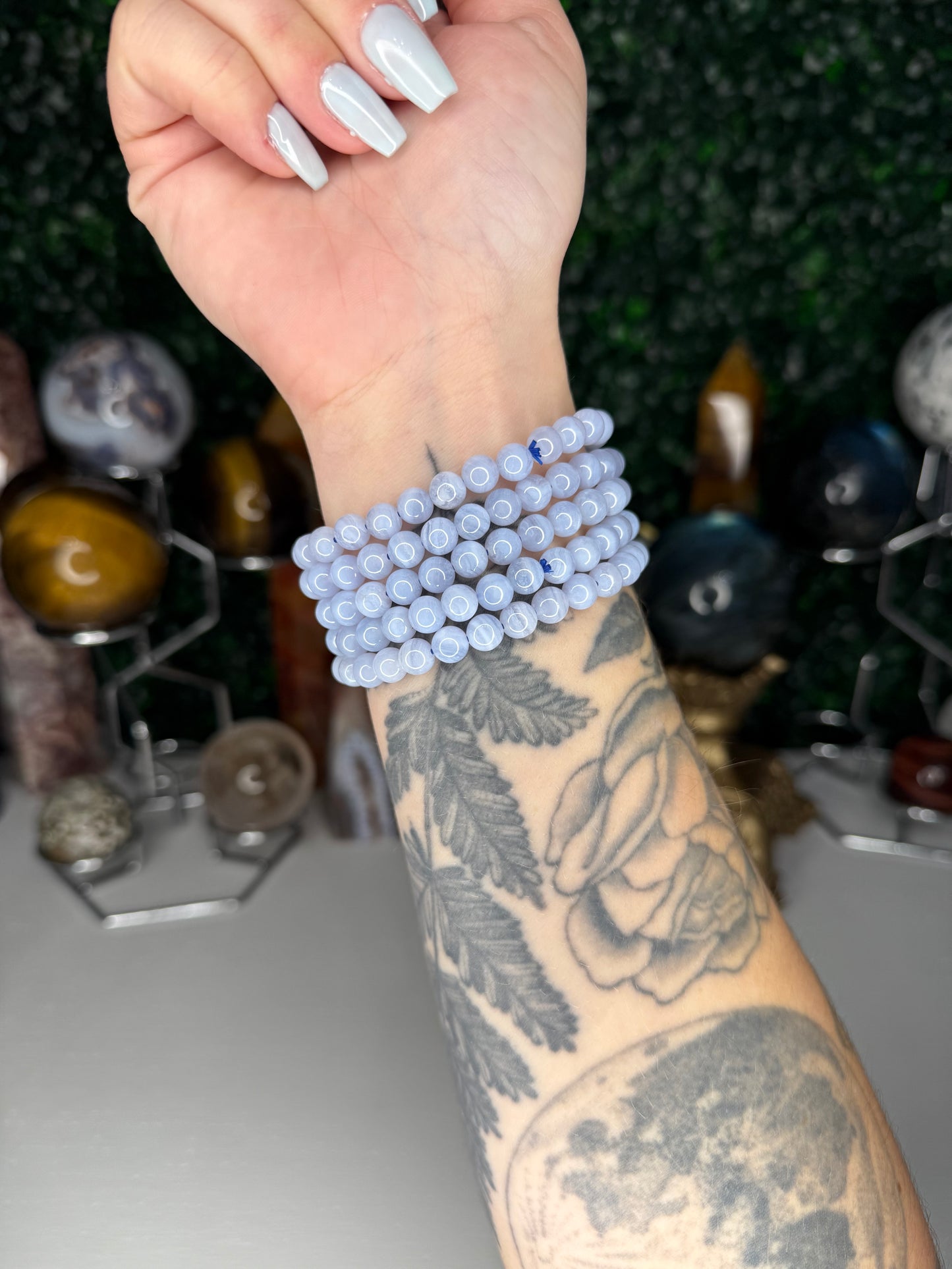 Blue Lace Agate Bracelets