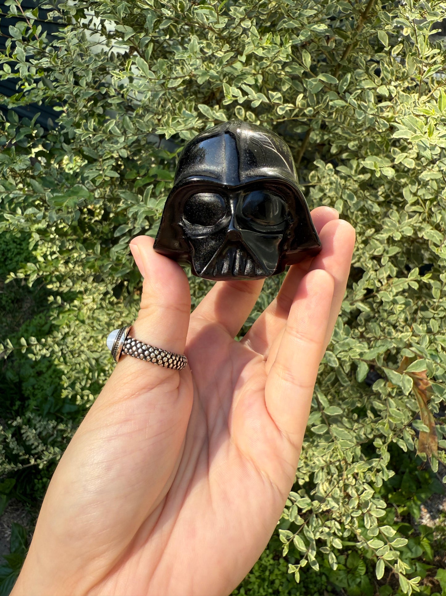 Obsidian Darth Vader Head