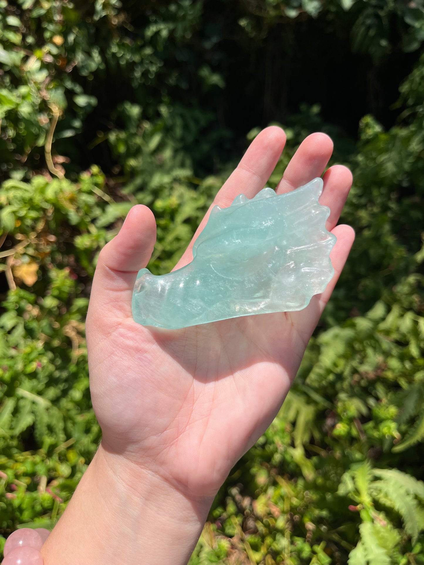 Fluorite Dragon Head