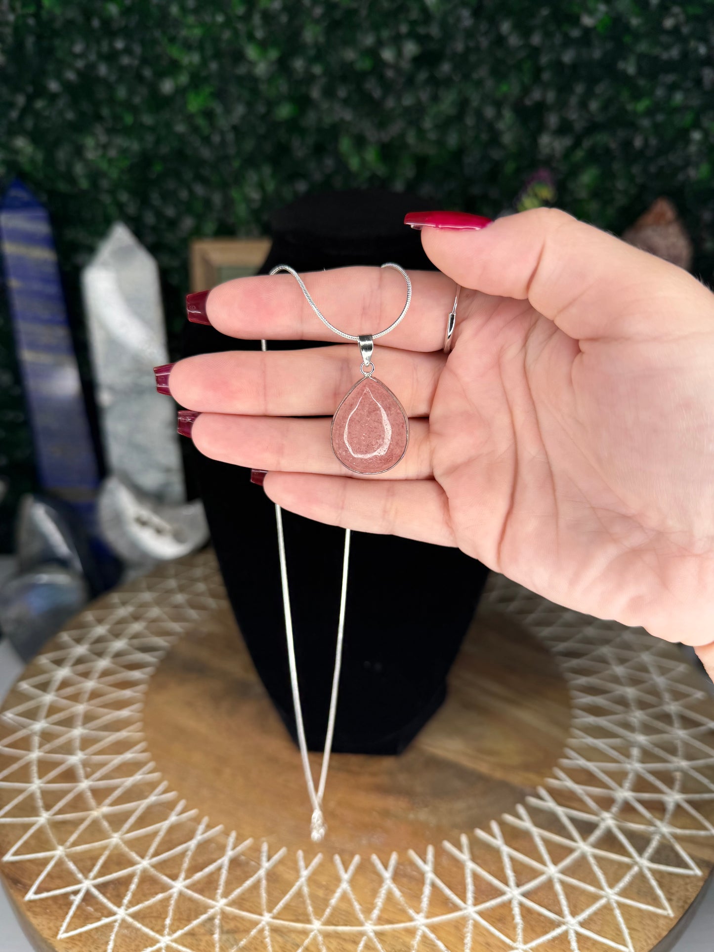 Strawberry Quartz Necklaces