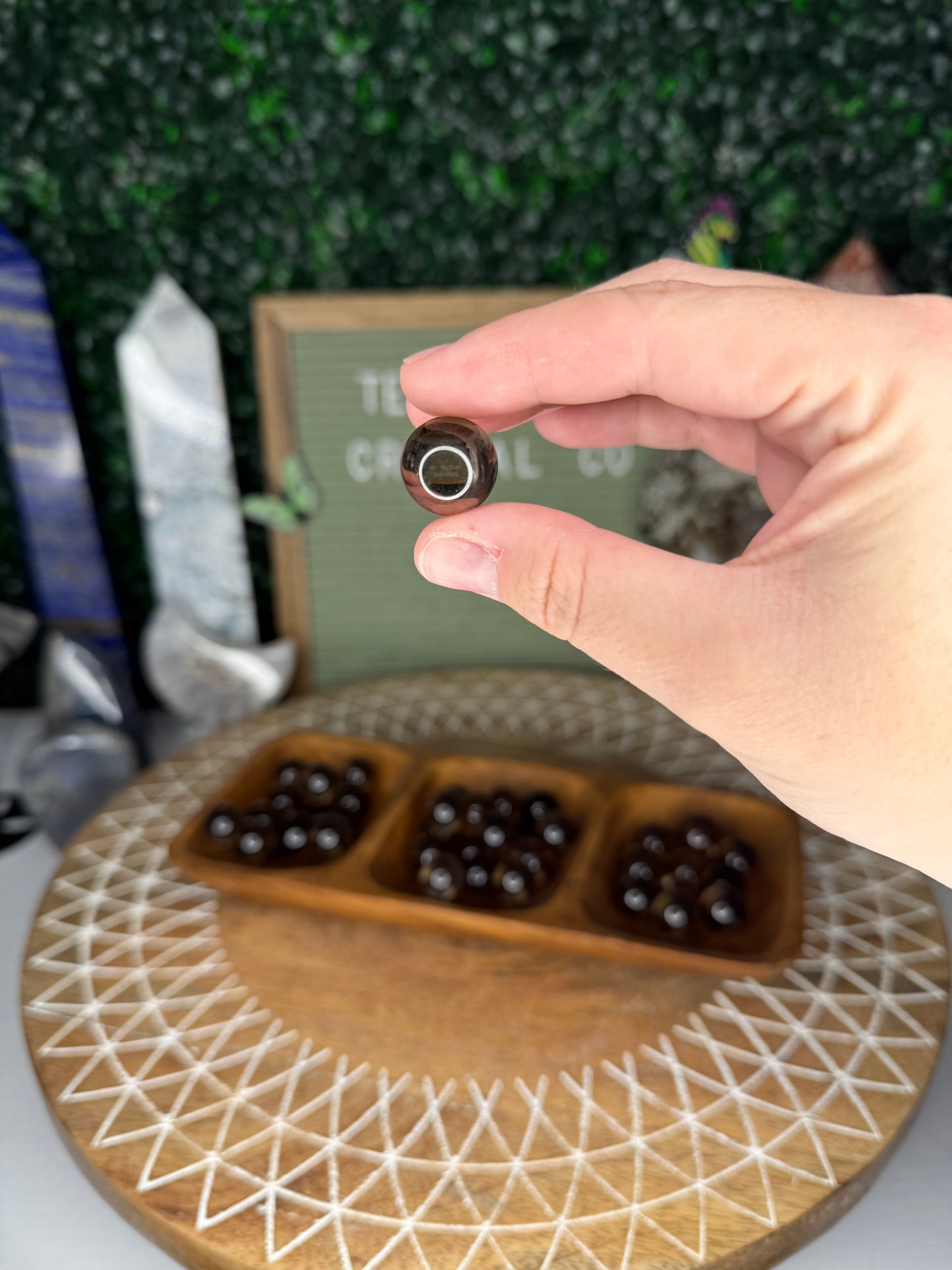 Mini Smoky Quartz Spheres