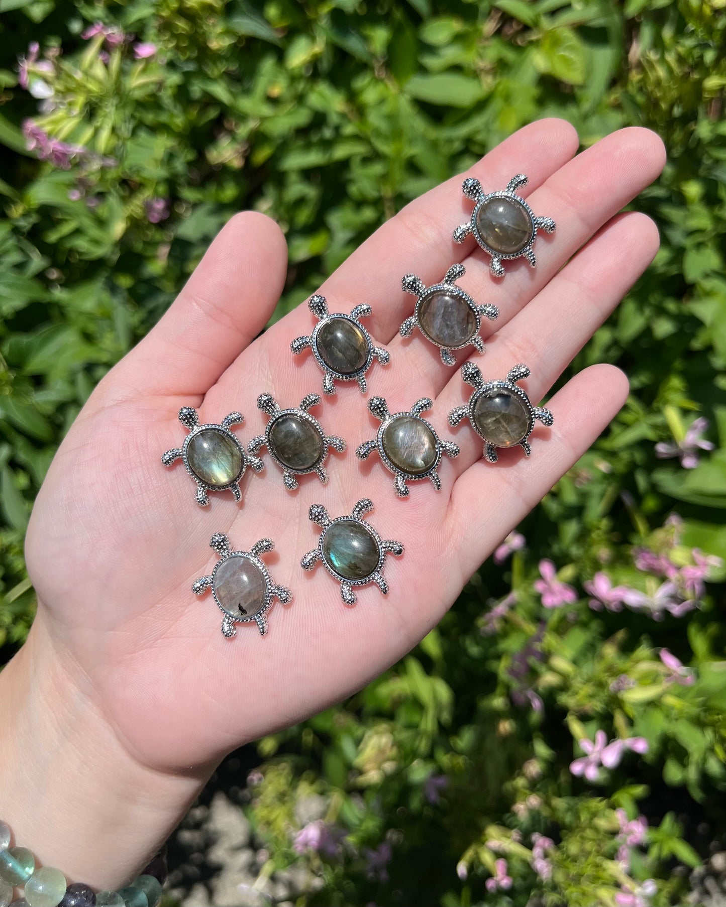 Crystal Turtle Necklaces