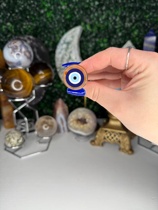 Carnelian Evil Eye Vent Clips