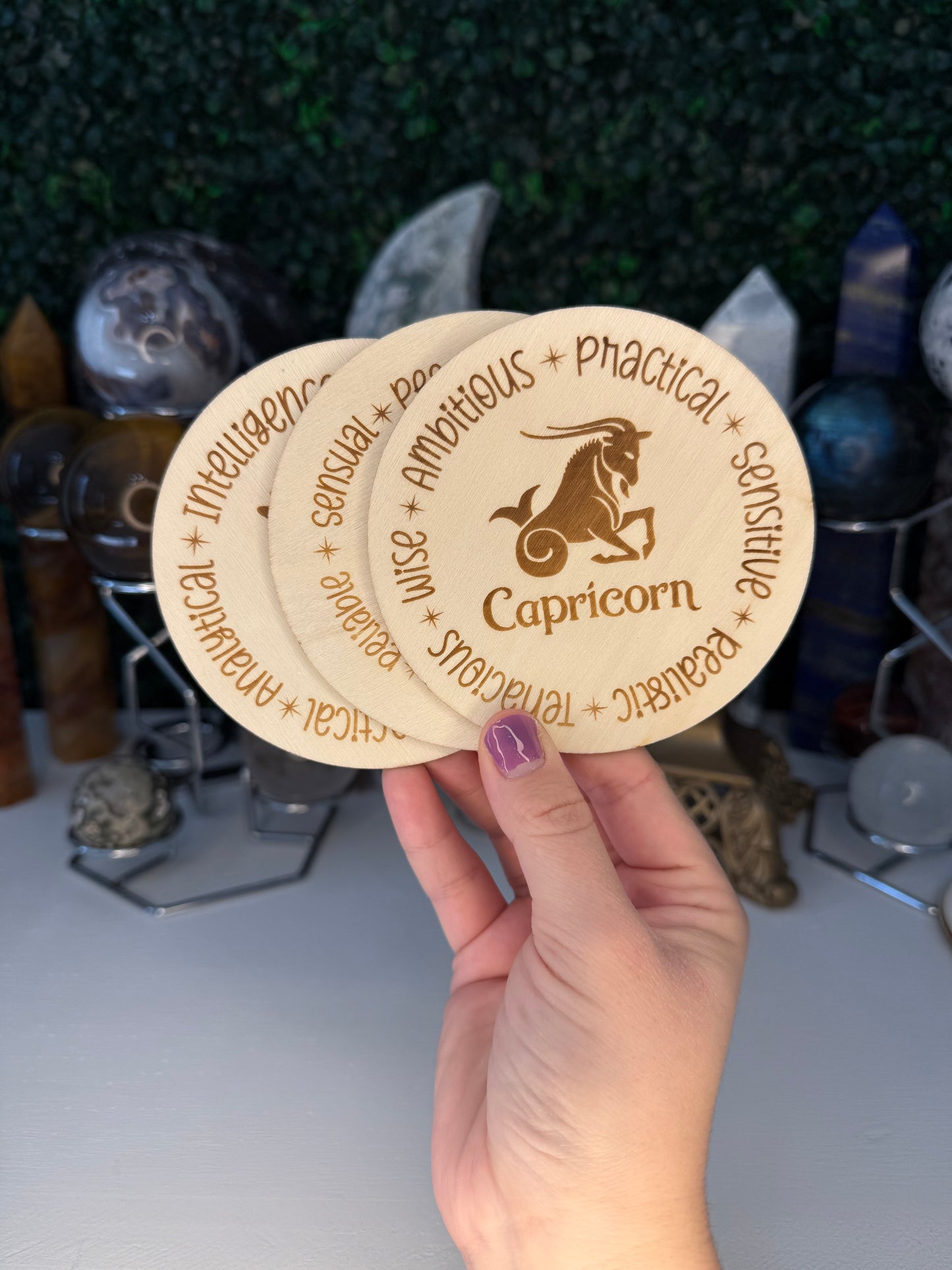 Zodiac Wooden Coasters