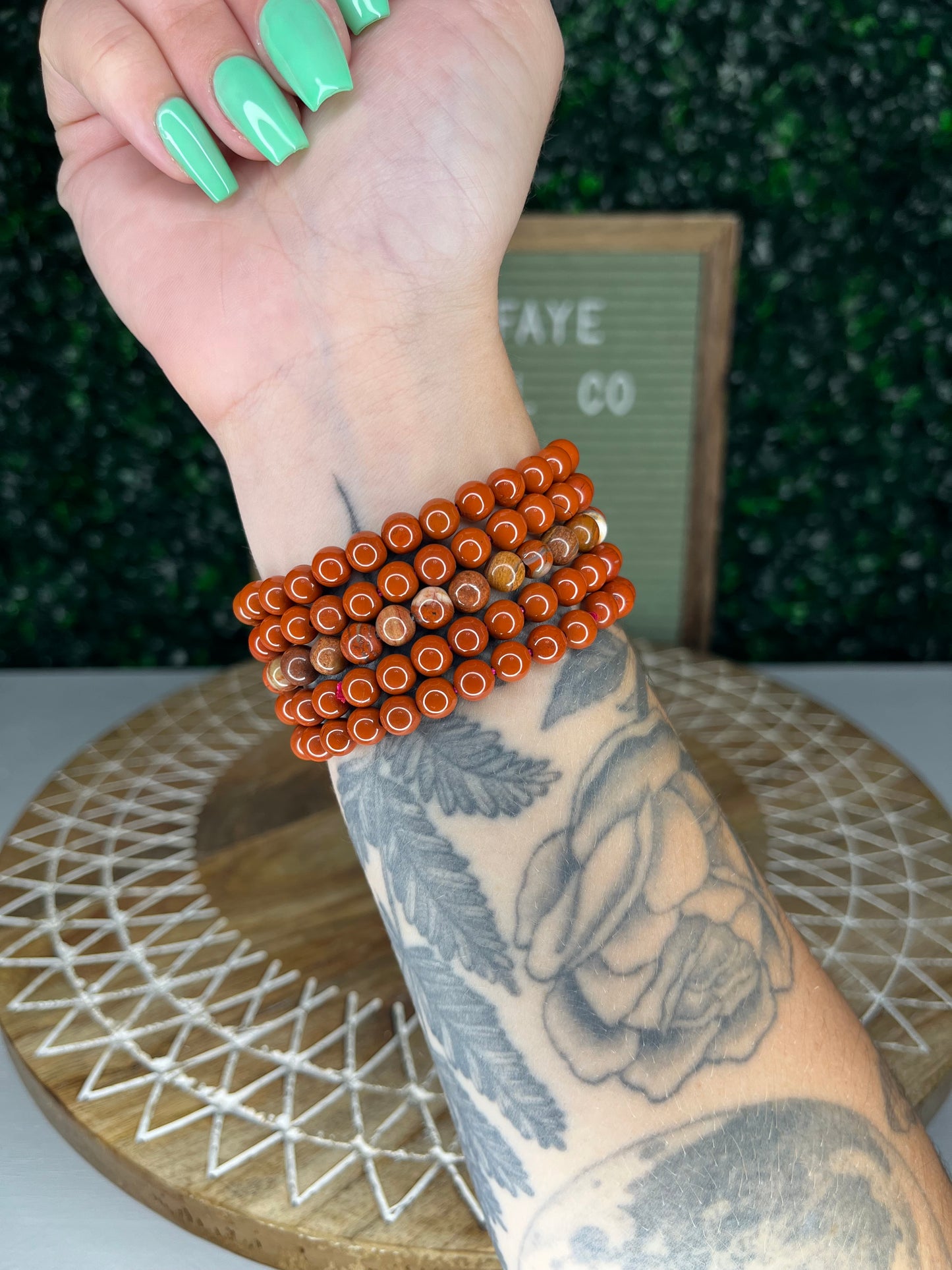 Red Jasper Bracelets