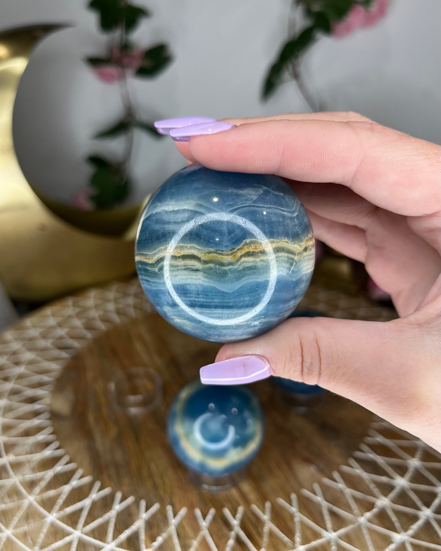 Blue Onyx Spheres