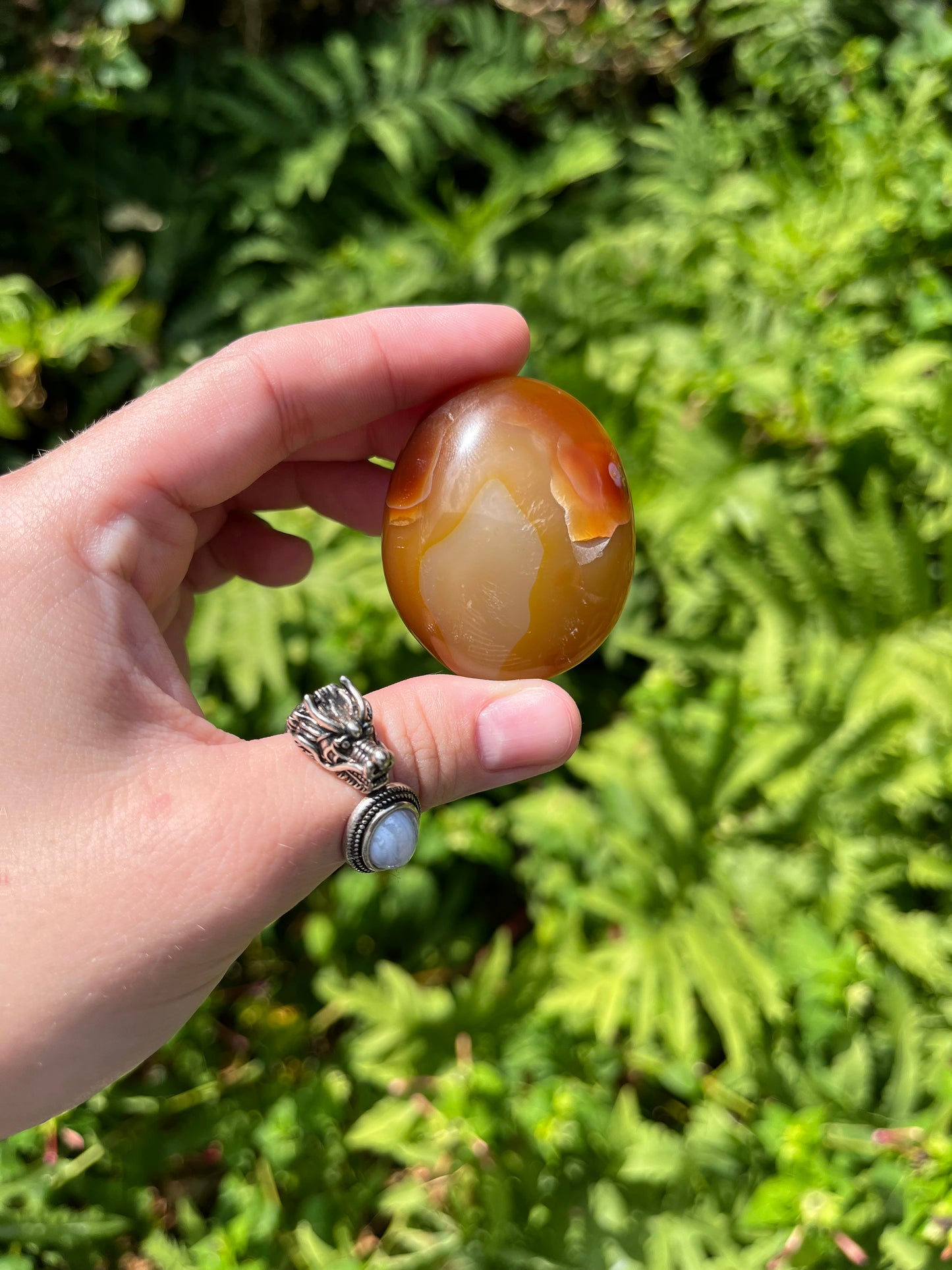 Sardonyx Palm Stones