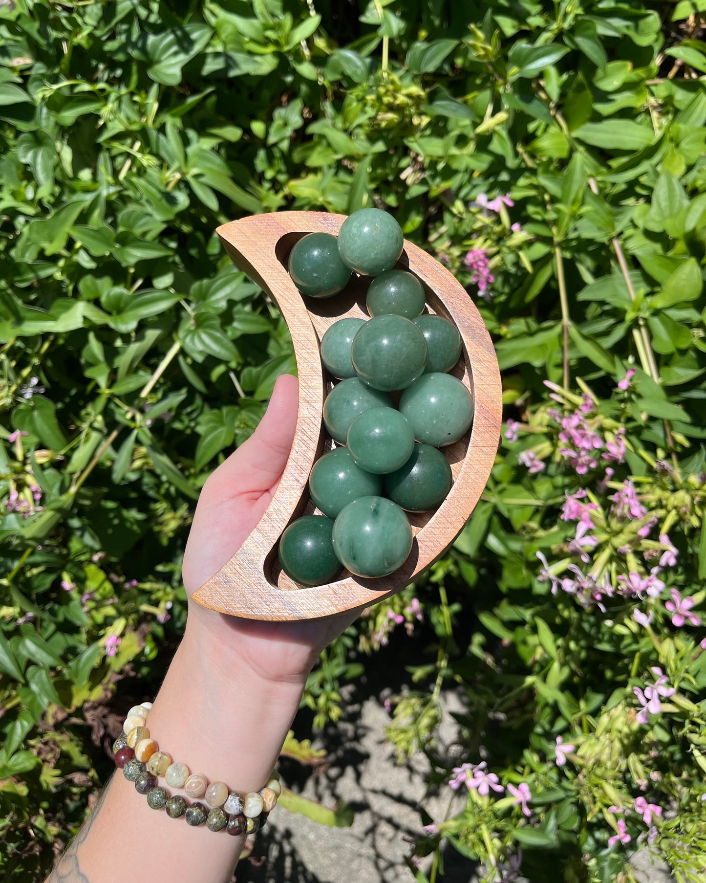 Mini Green Aventurine Spheres