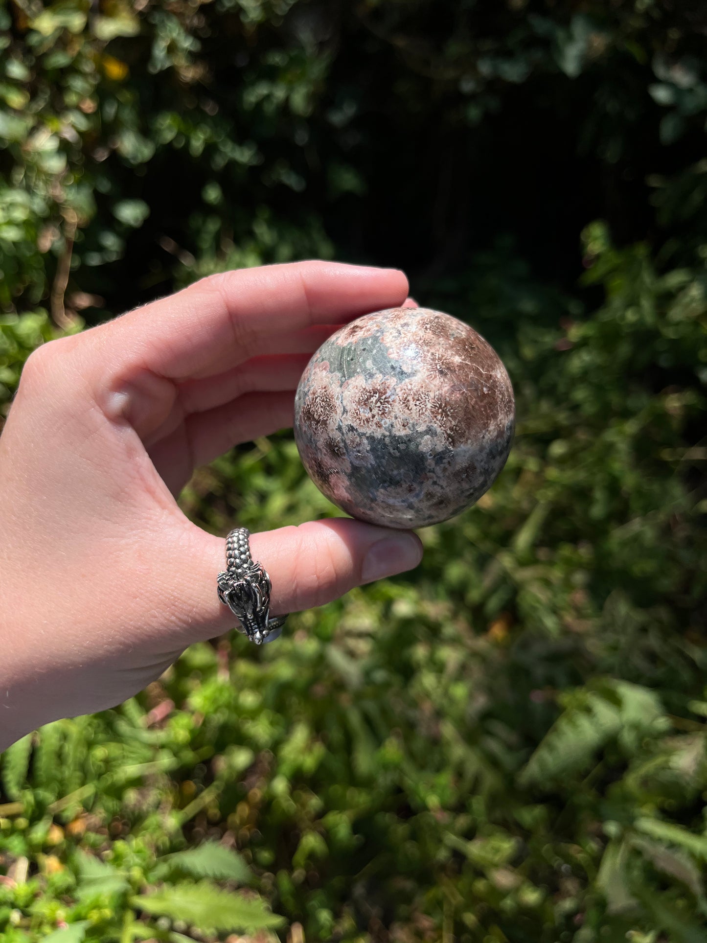 Sakura Jasper Sphere