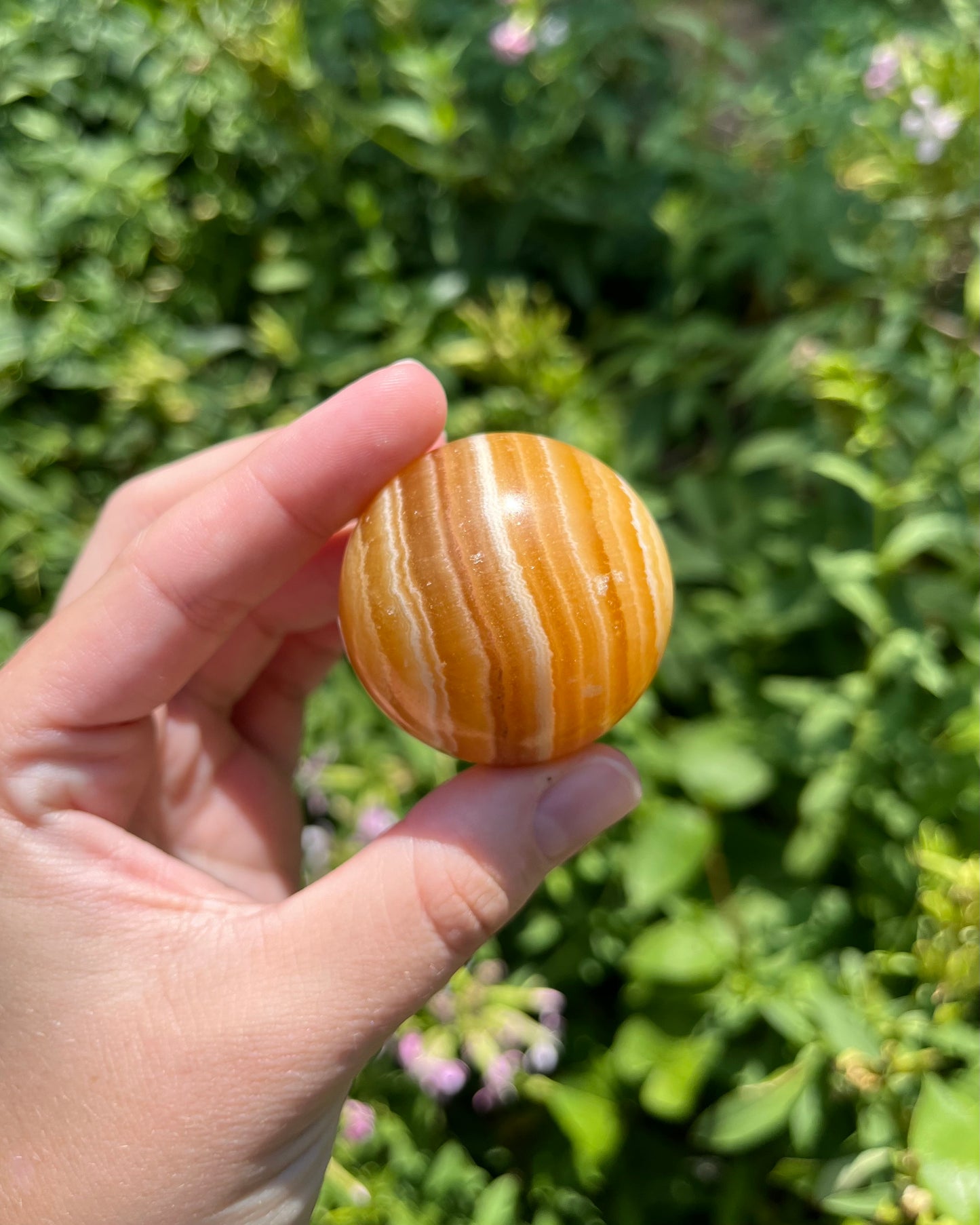 Orange Calcite Spheres