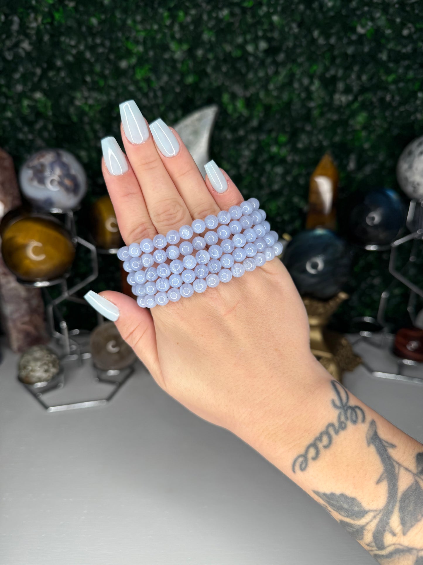 Blue Lace Agate Bracelets