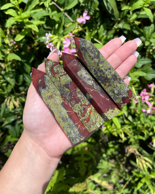 Dragon’s Blood Jasper Points