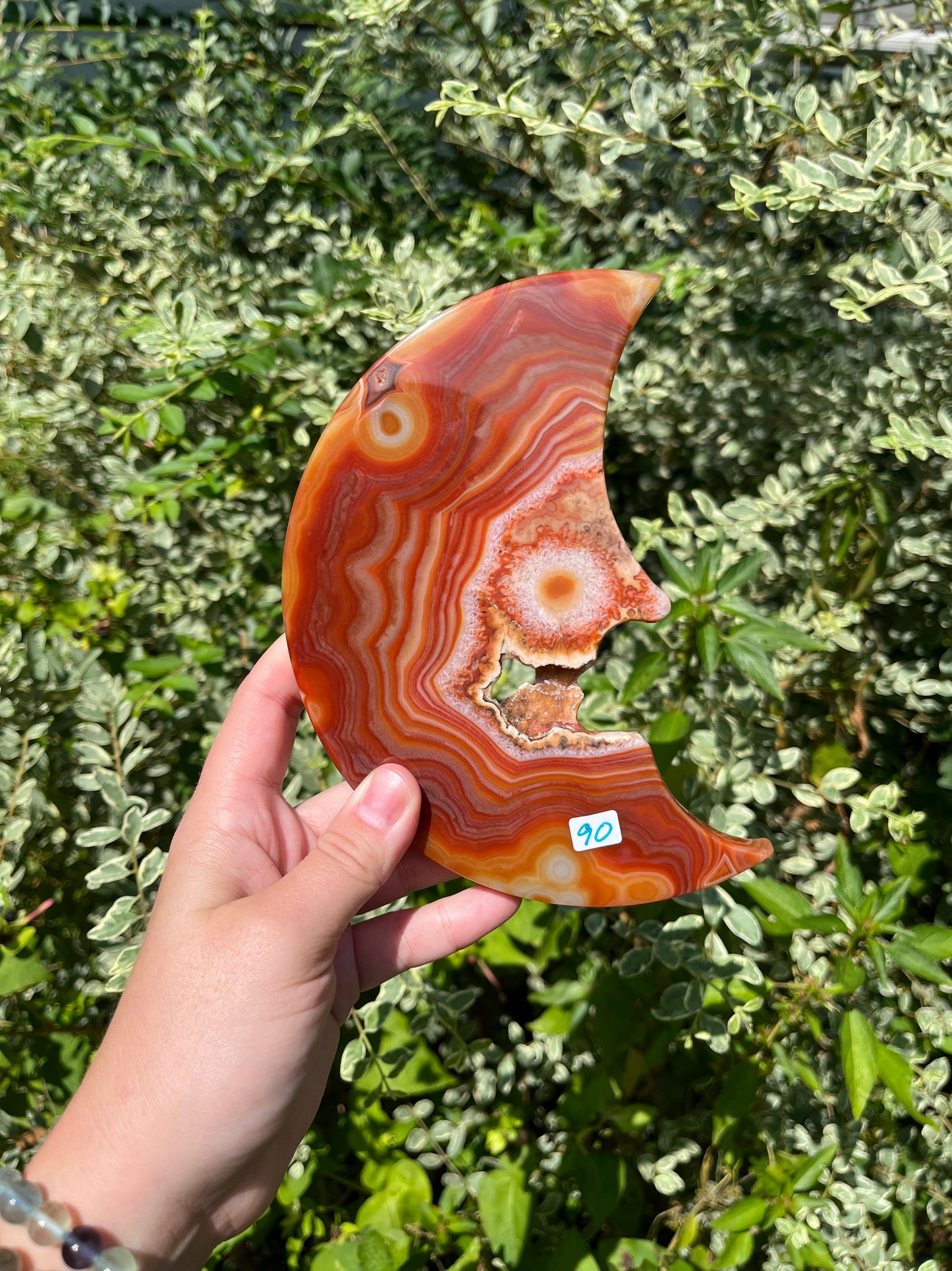 Carnelian Moon Face