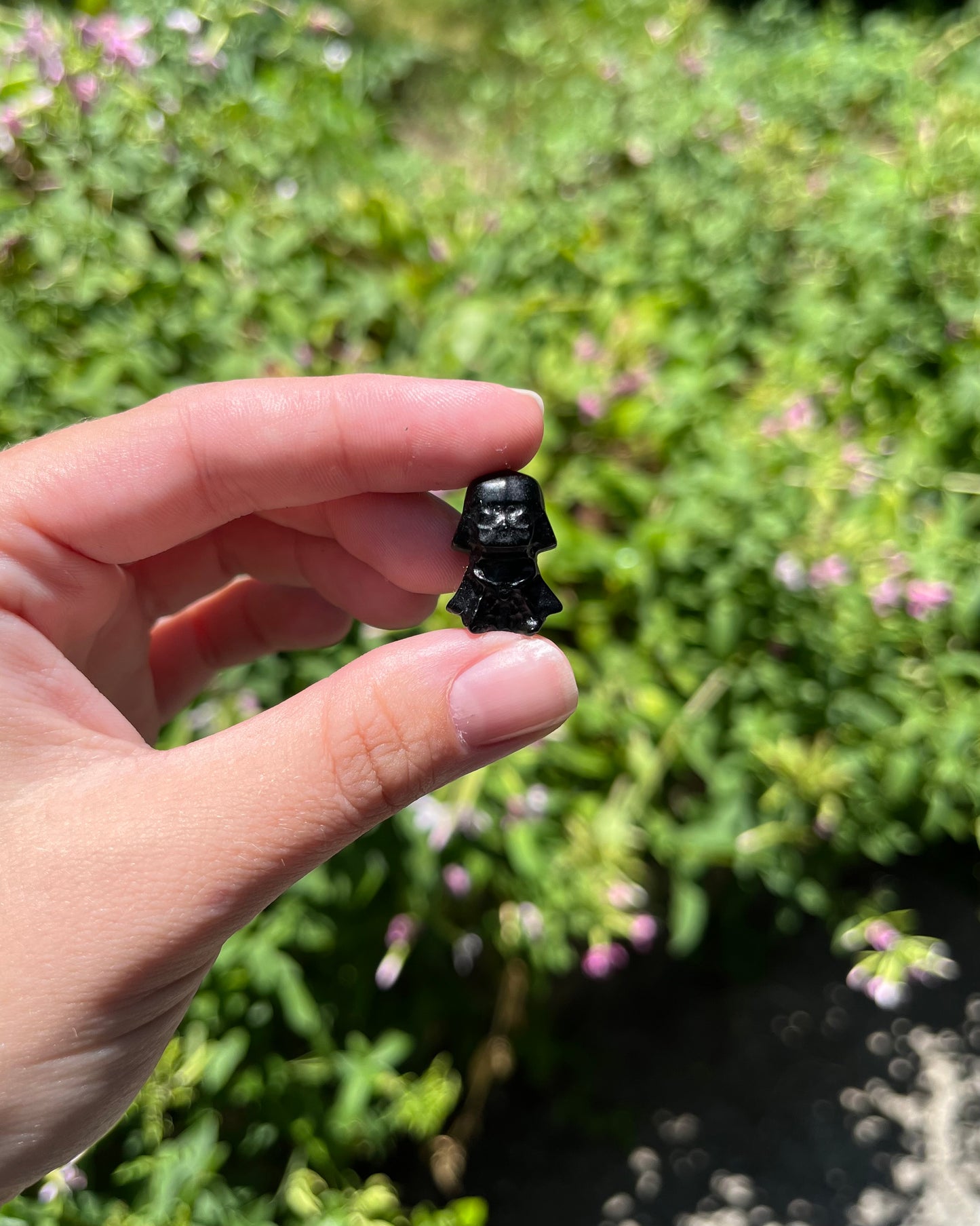 Mini Obsidian Darth Vader Carvings