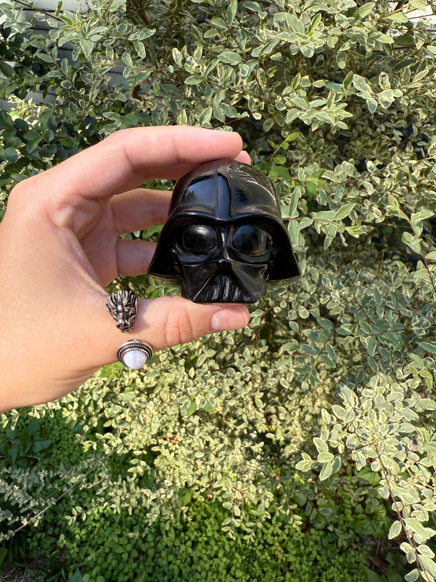 Obsidian Darth Vader Head