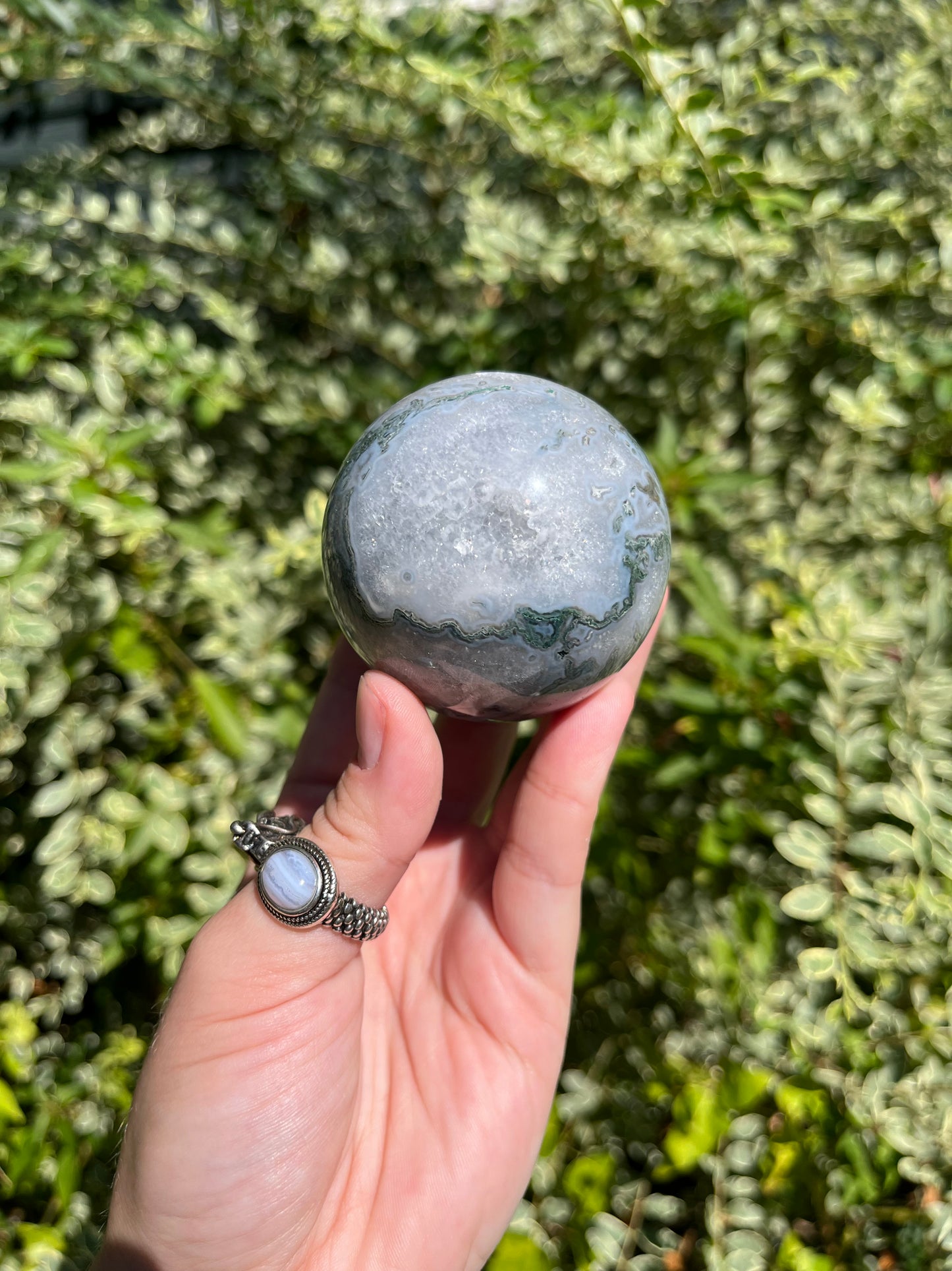 Moss Agate Spheres