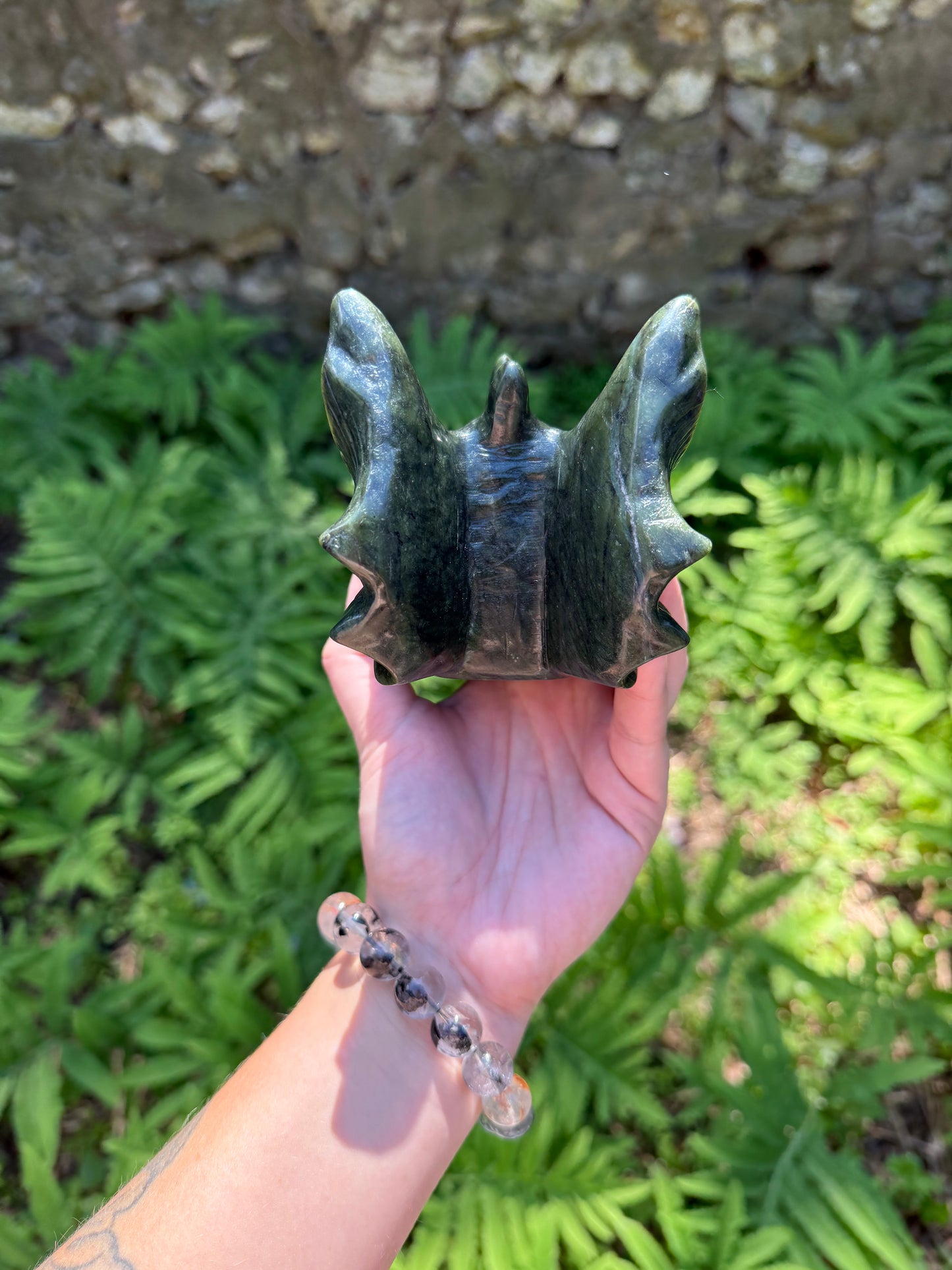 Green Jade Dragon Head