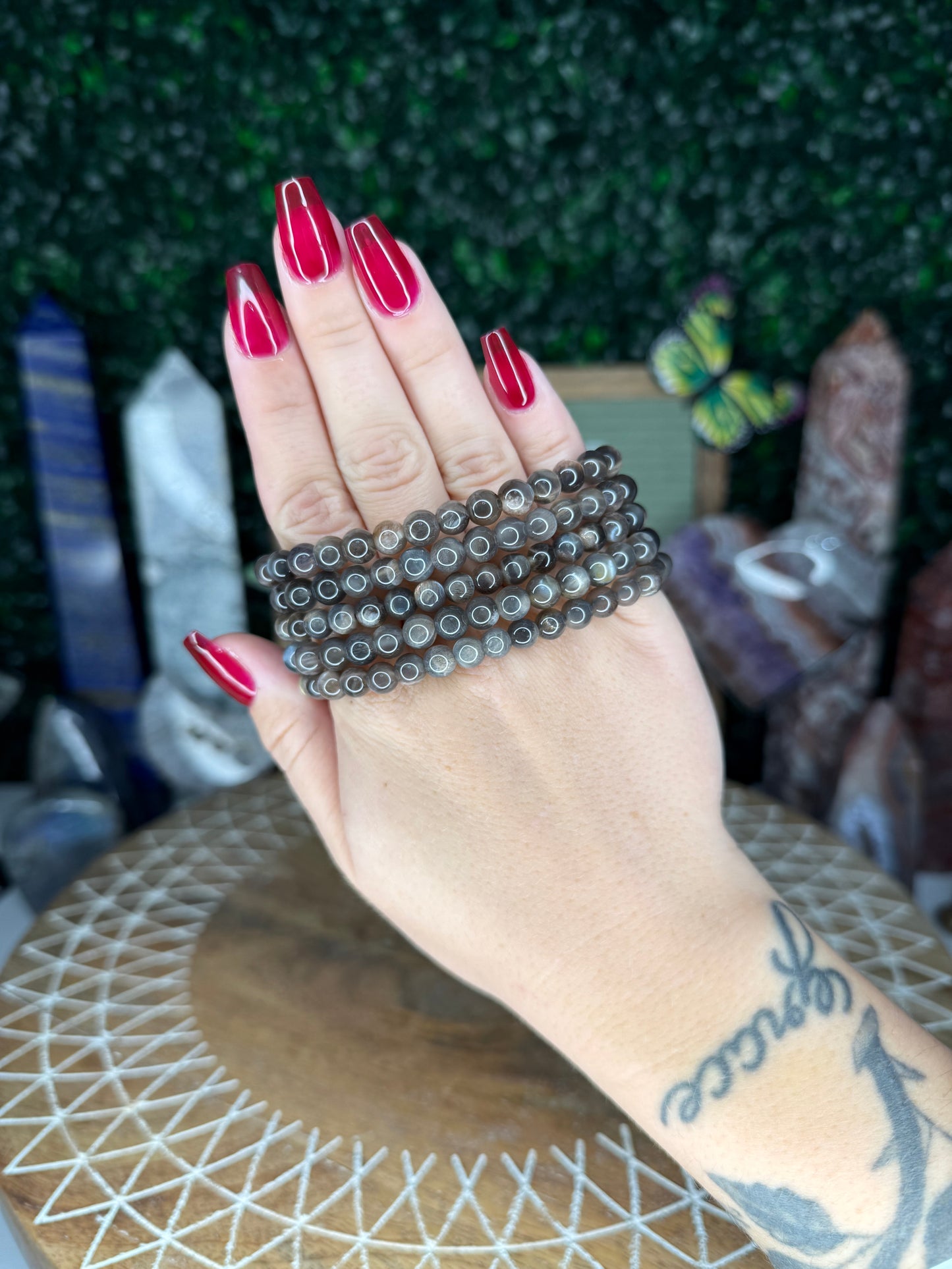 Black Sunstone Bracelets