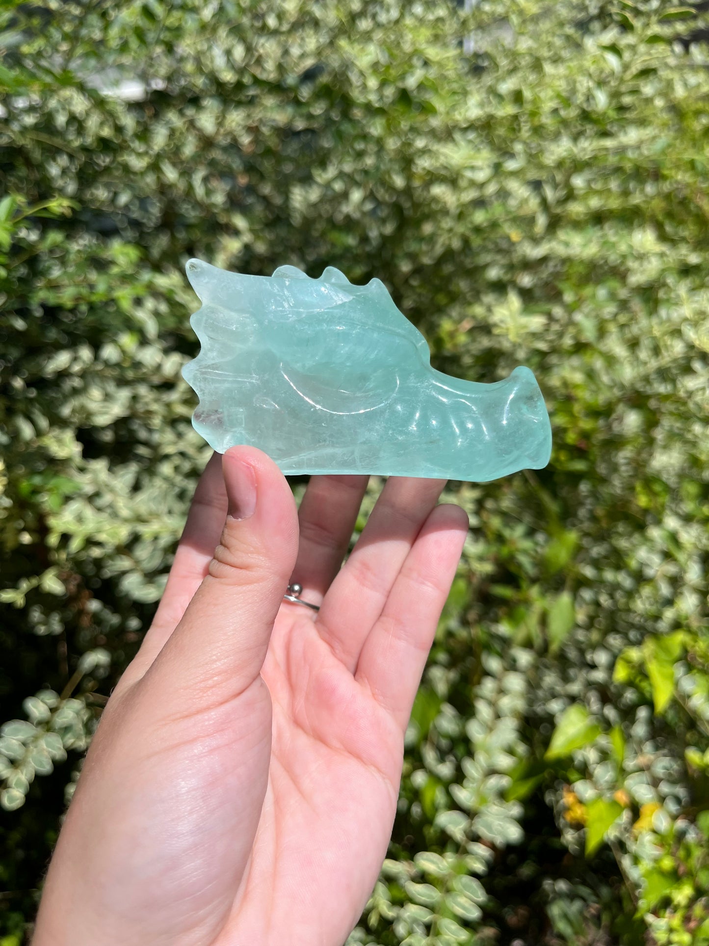 Fluorite Dragon Head